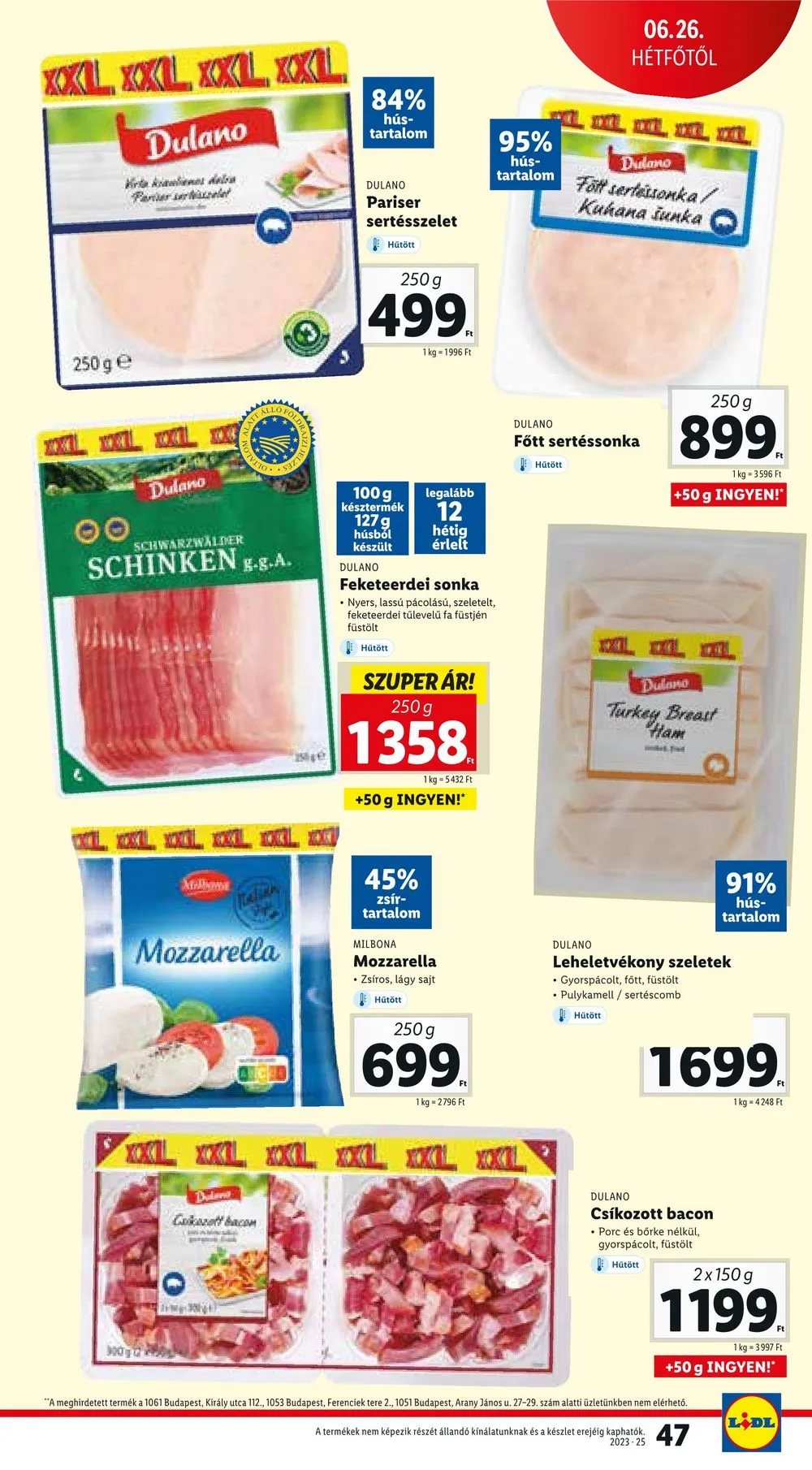 Lidl akciós újság 06.22–06.28 – 47. oldal
