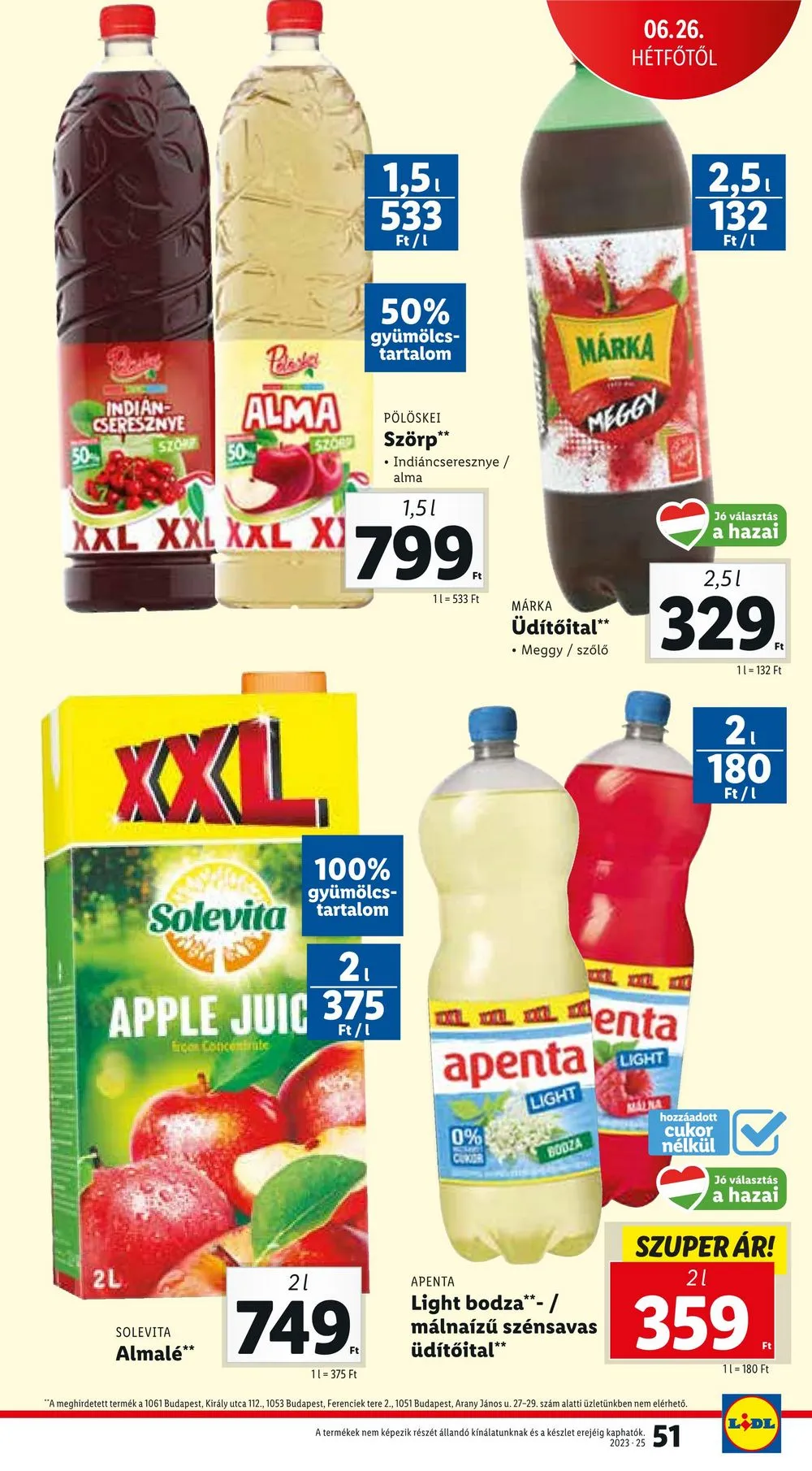 Lidl akciós újság 06.22–06.28 – 51. oldal