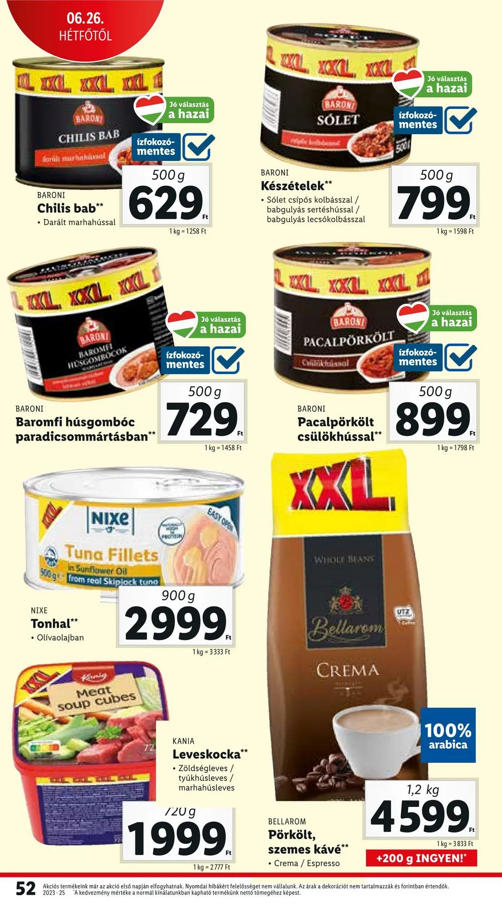 Lidl akciós újság 06.22–06.28 – 52. oldal
