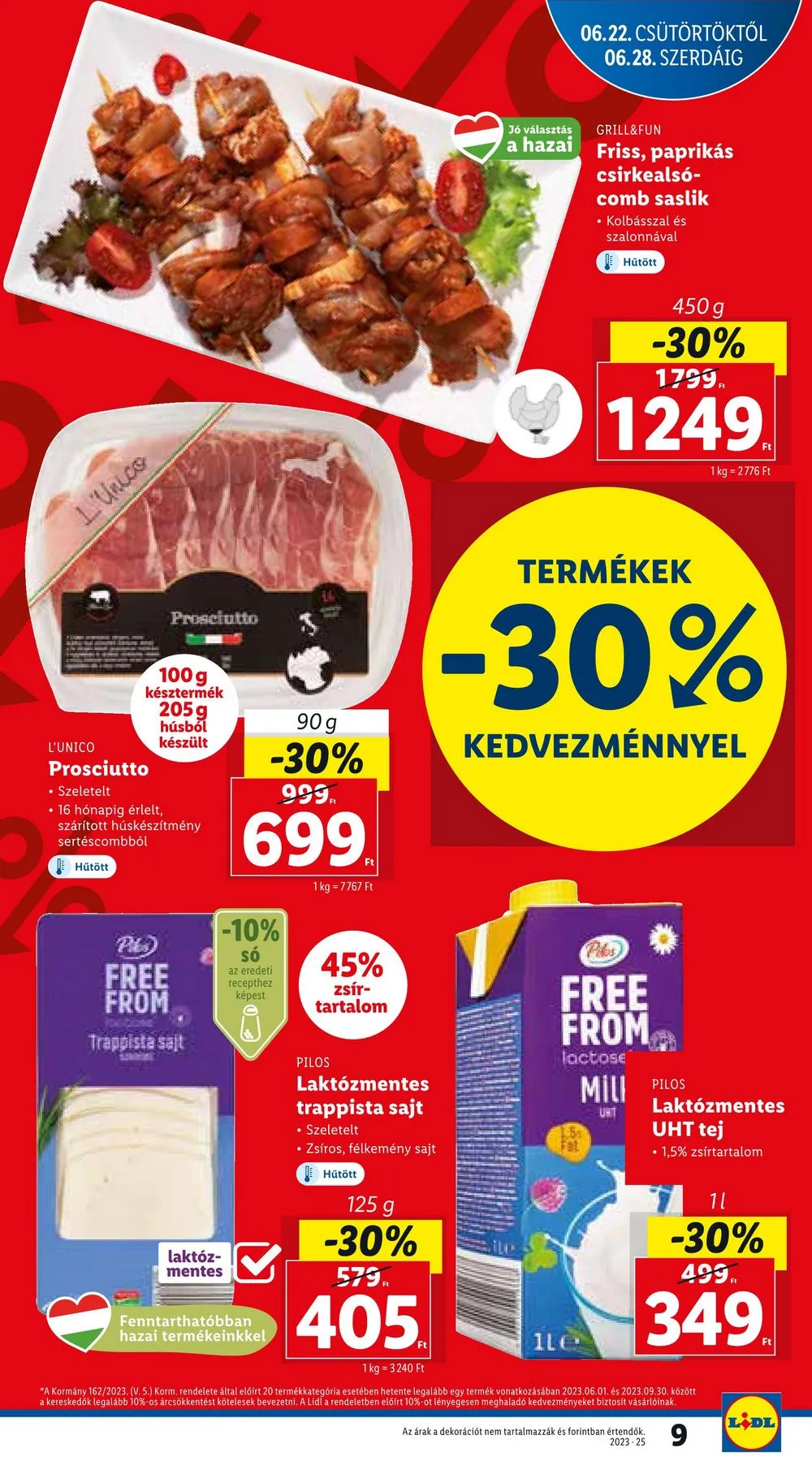 Lidl akciós újság 06.22–06.28 – 9. oldal