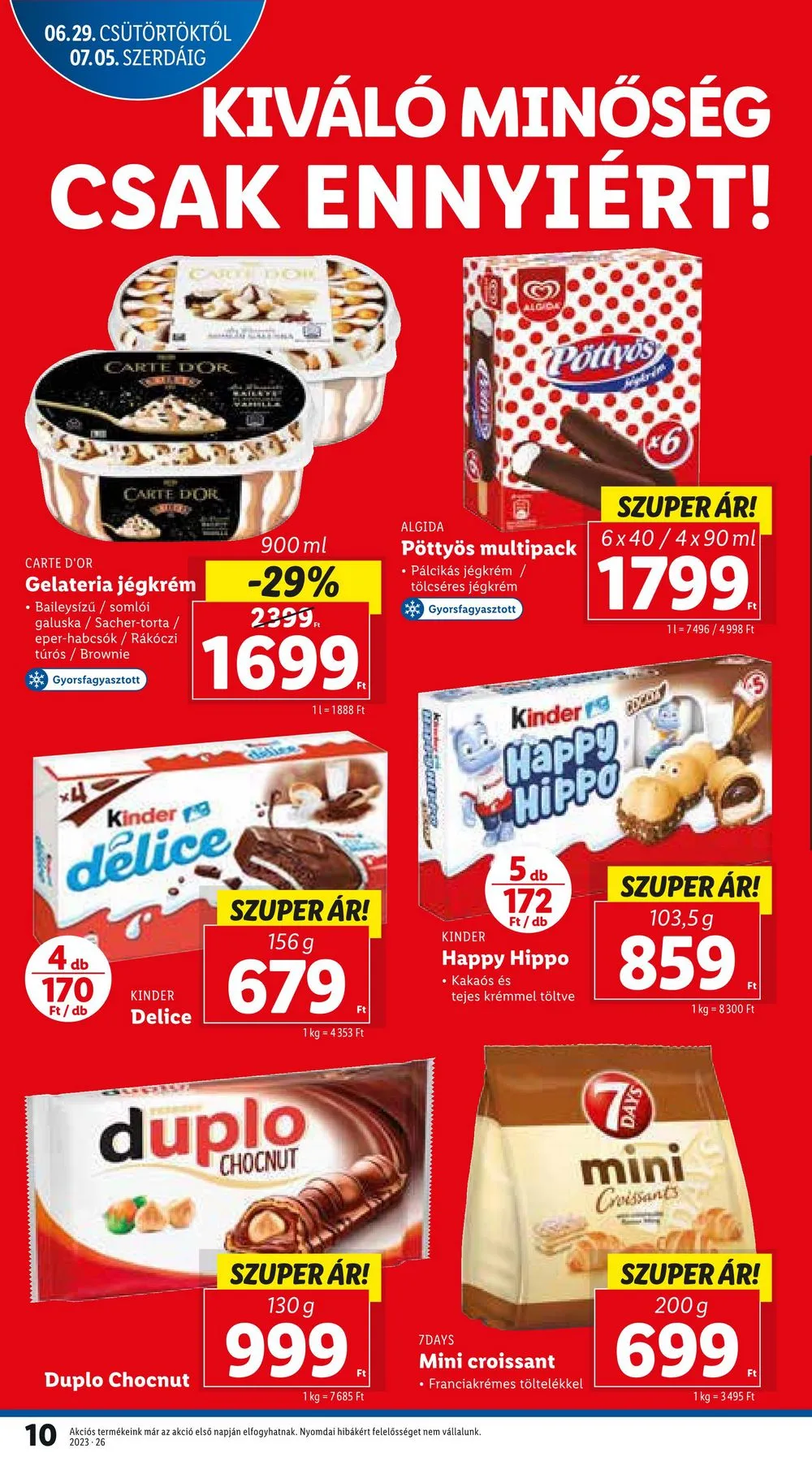 Lidl akciós újság 06.29–07.02 – 10. oldal