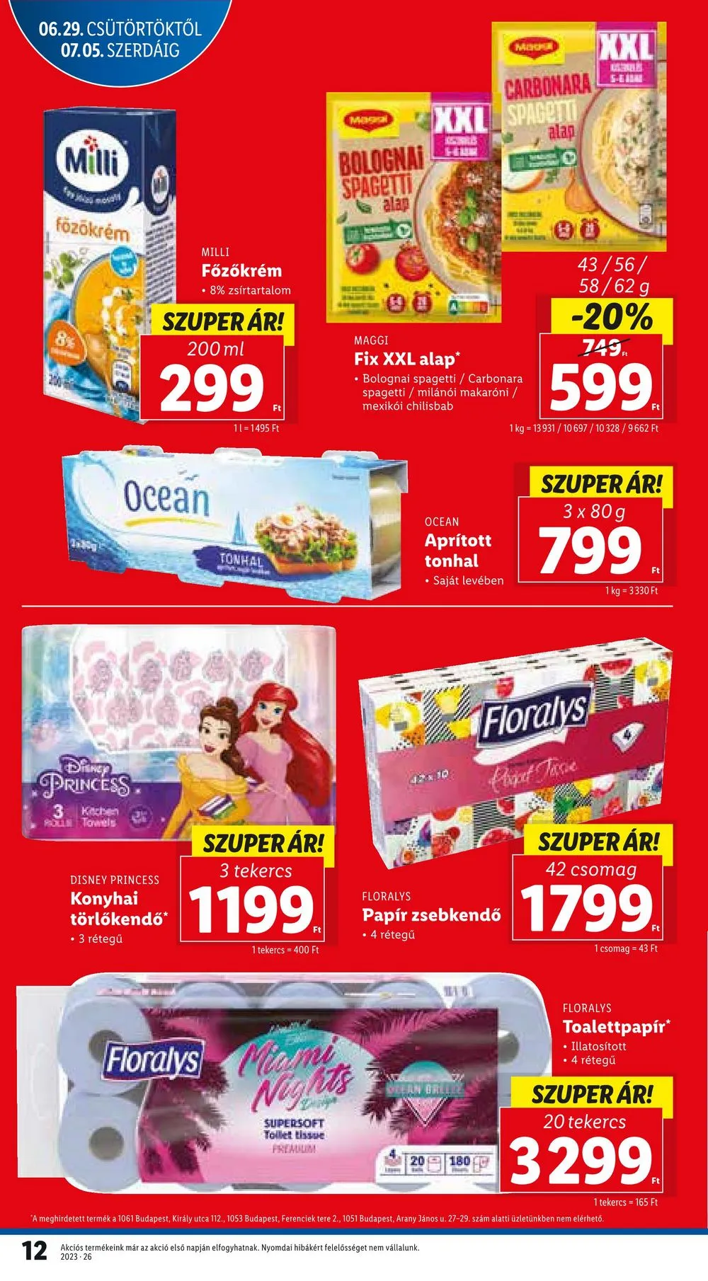 Lidl akciós újság 06.29–07.02 – 12. oldal
