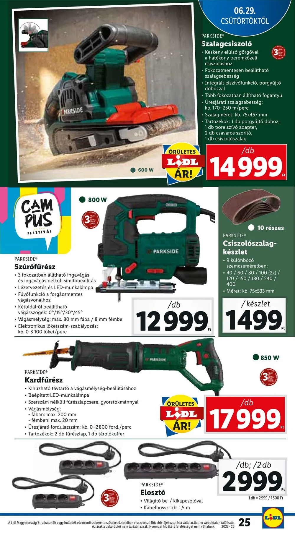 Lidl akciós újság 06.29–07.02 – 25. oldal