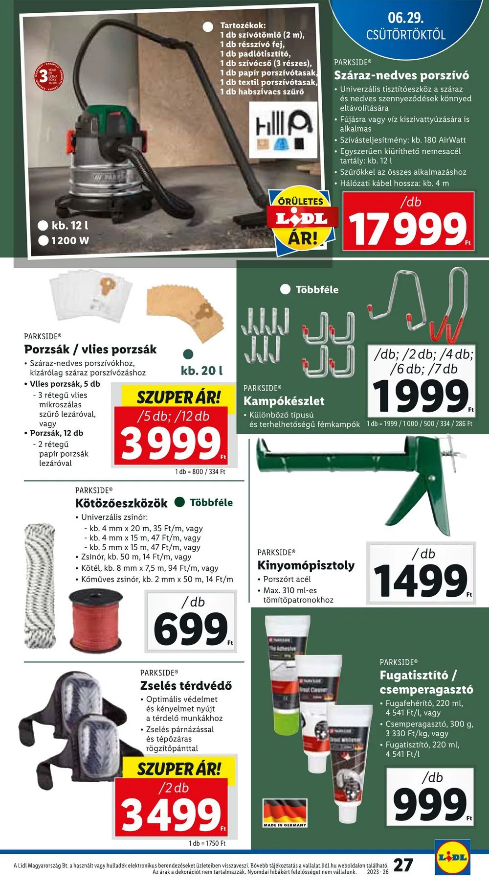 Lidl akciós újság 06.29–07.02 – 27. oldal