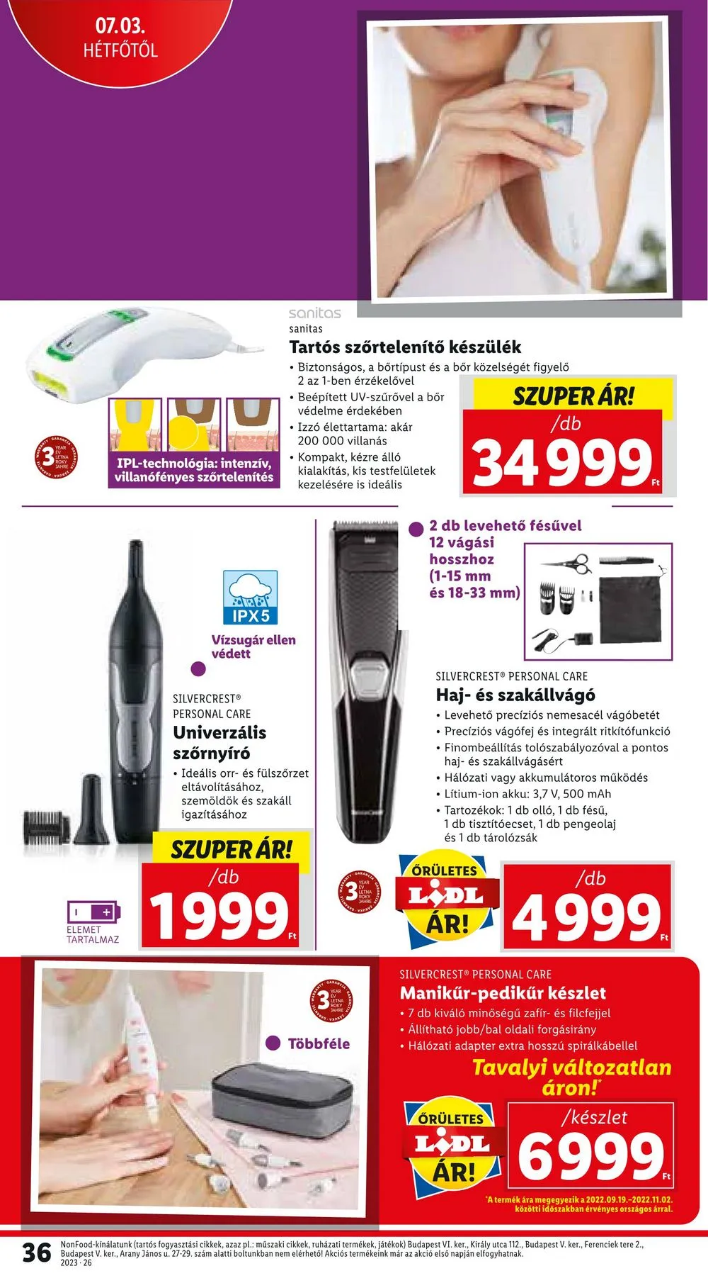 Lidl akciós újság 06.29–07.02 – 36. oldal