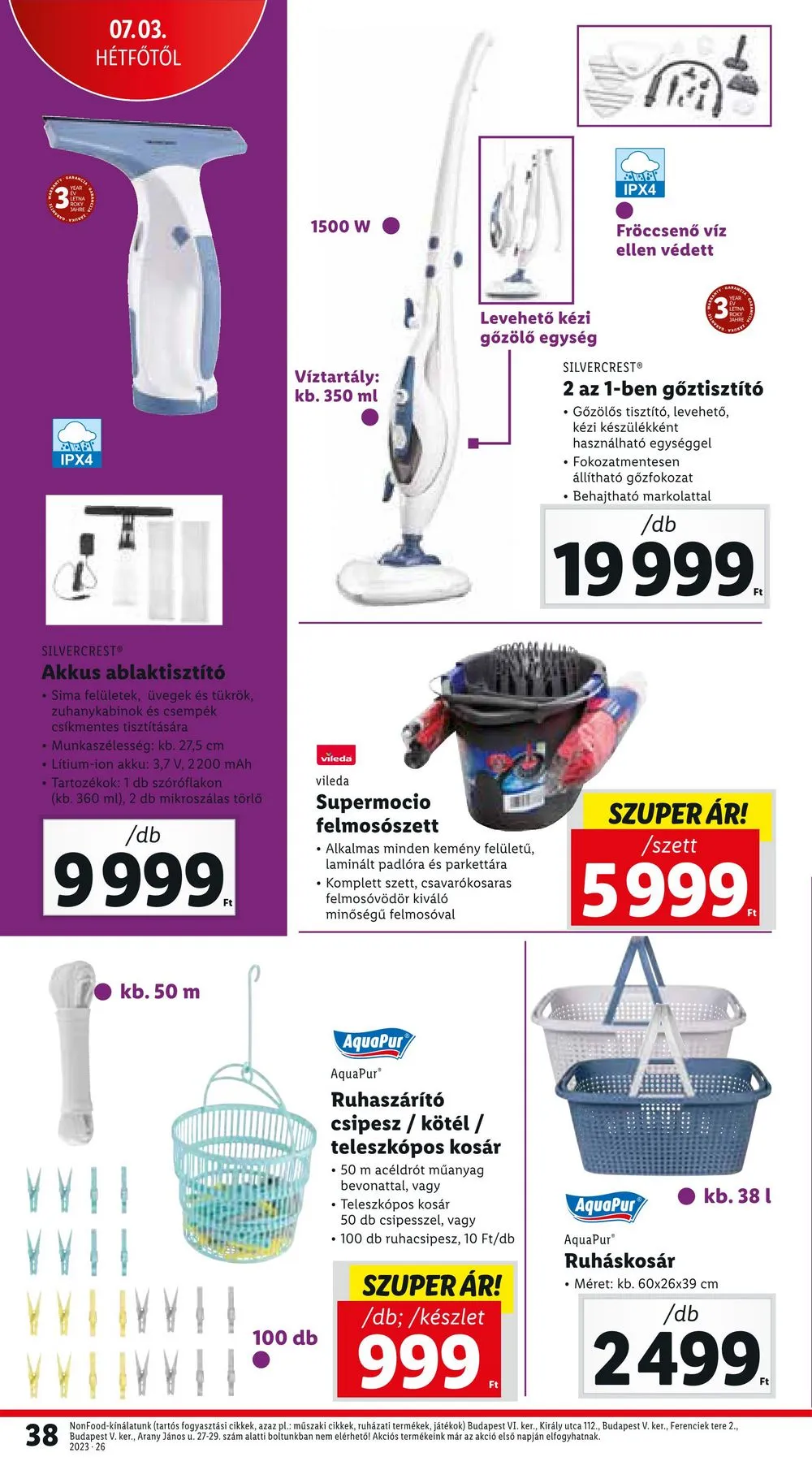 Lidl akciós újság 06.29–07.02 – 38. oldal