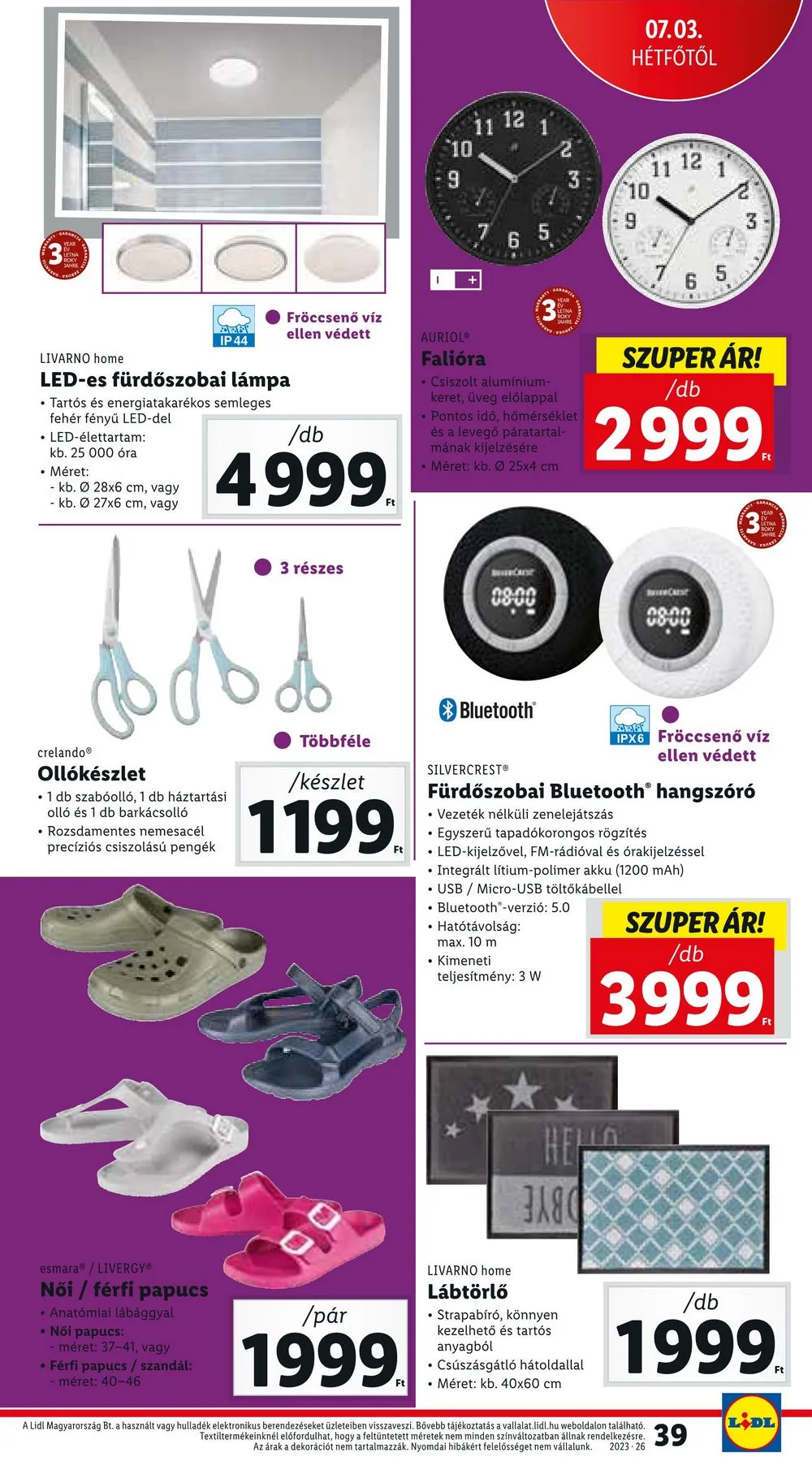 Lidl akciós újság 06.29–07.02 – 39. oldal
