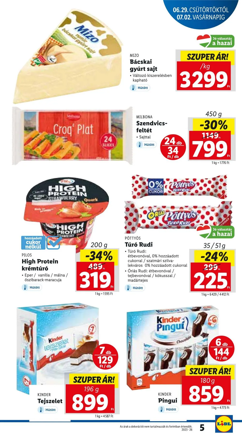 Lidl akciós újság 06.29–07.02 – 5. oldal