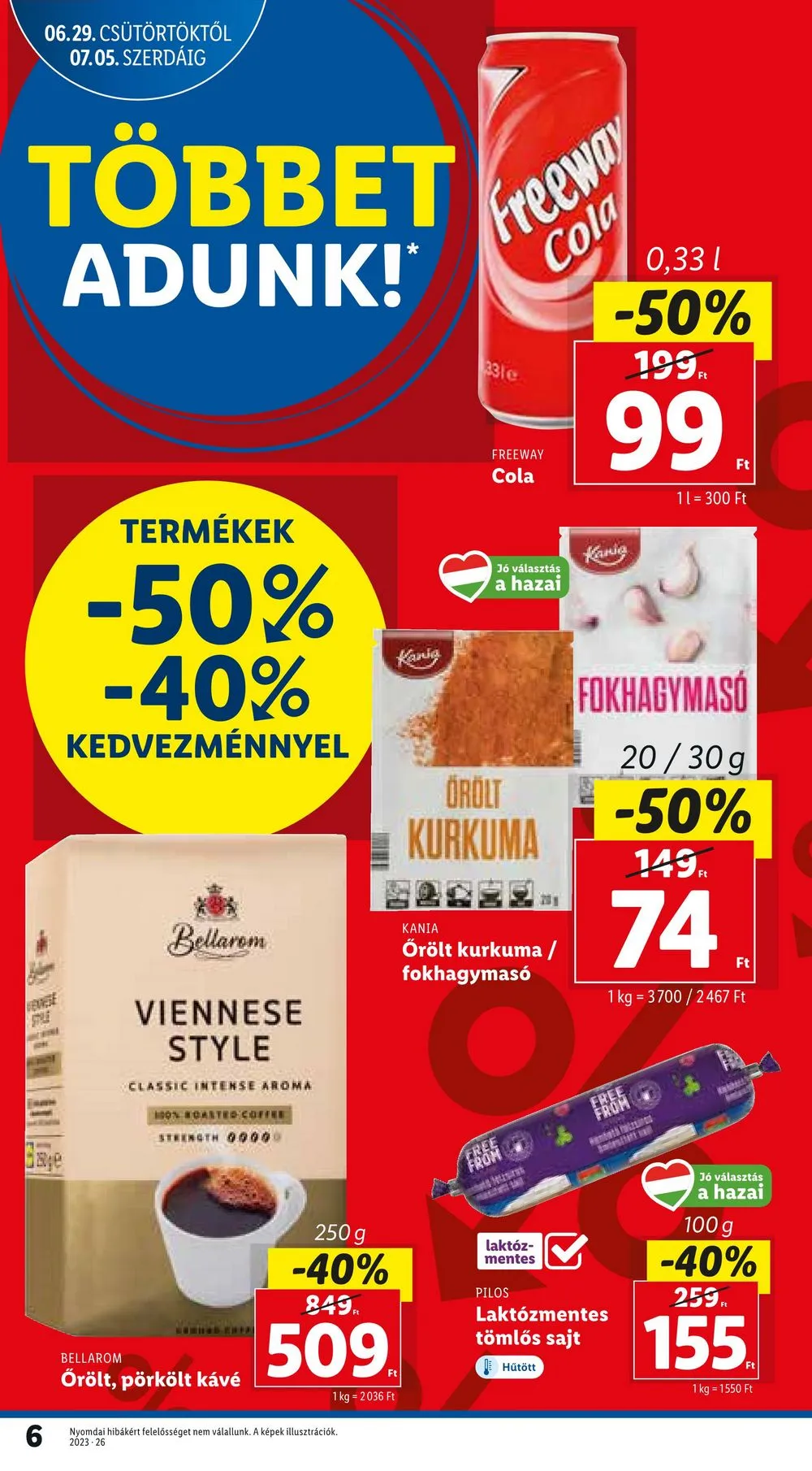 Lidl akciós újság 06.29–07.02 – 6. oldal