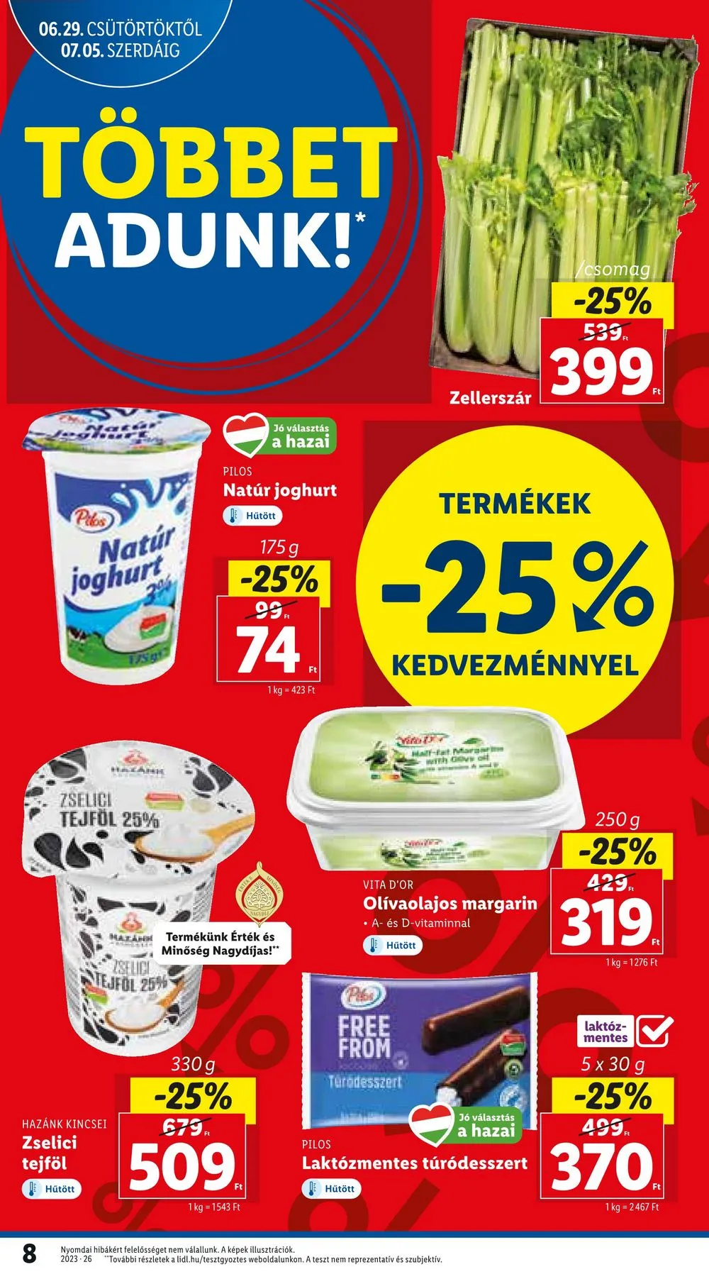 Lidl akciós újság 06.29–07.02 – 8. oldal