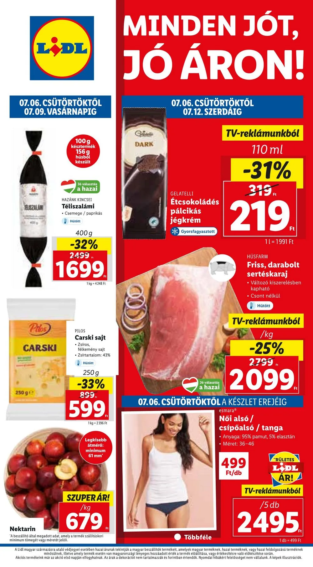 Lidl akciós újság 07.06–07.12