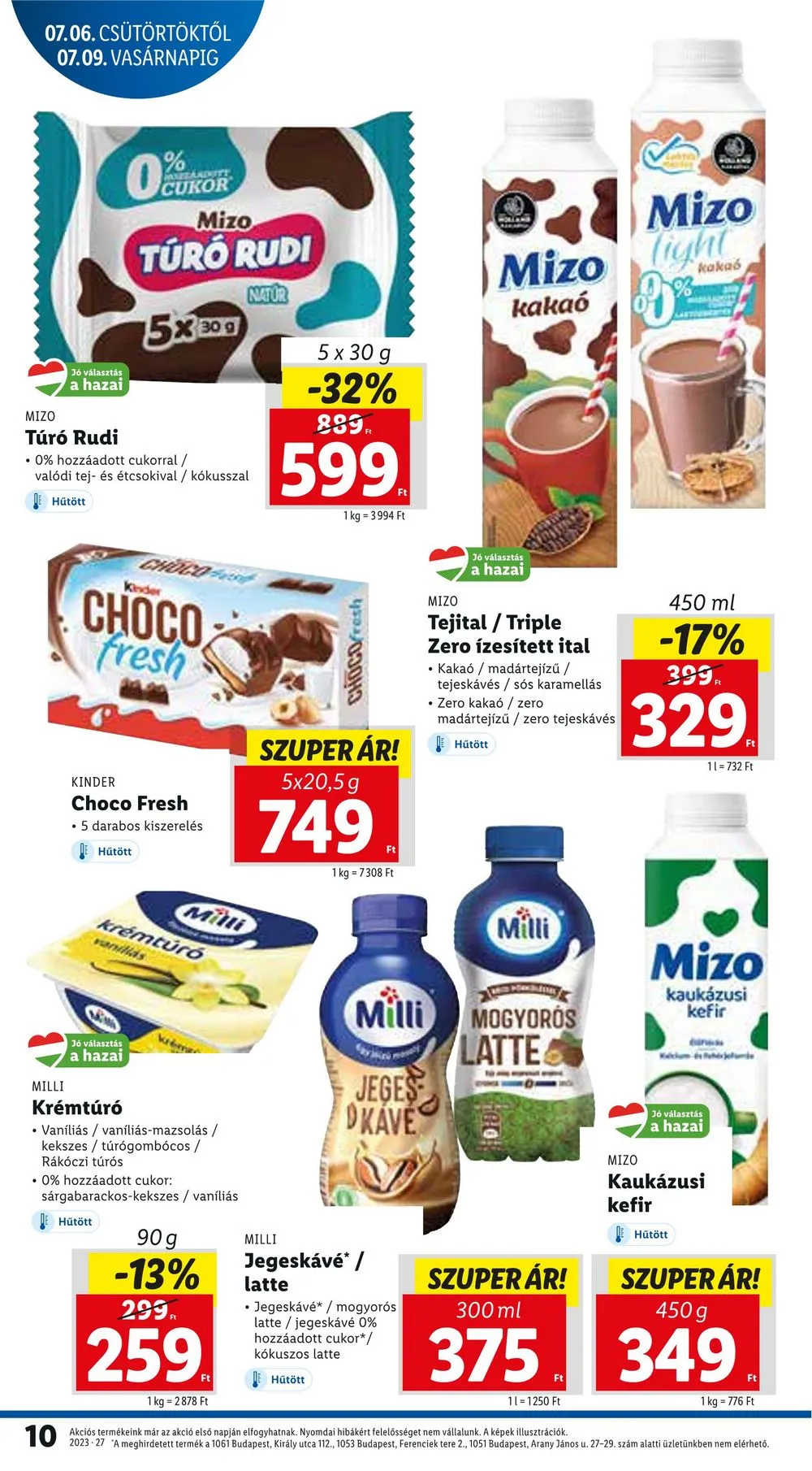 Lidl akciós újság 07.06–07.12 – 10. oldal