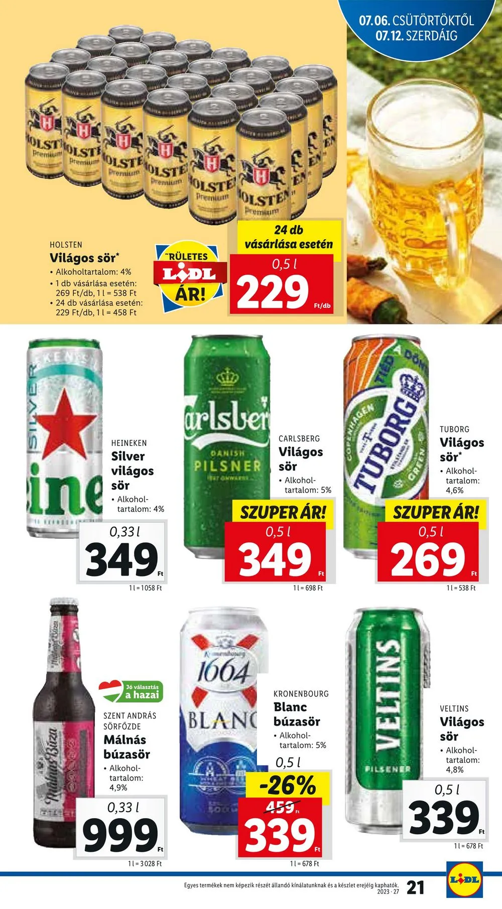 Lidl akciós újság 07.06–07.12 – 21. oldal