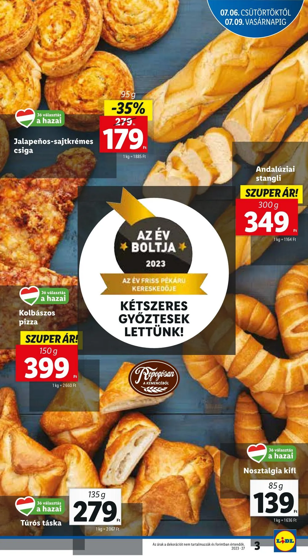 Lidl akciós újság 07.06–07.12 – 3. oldal