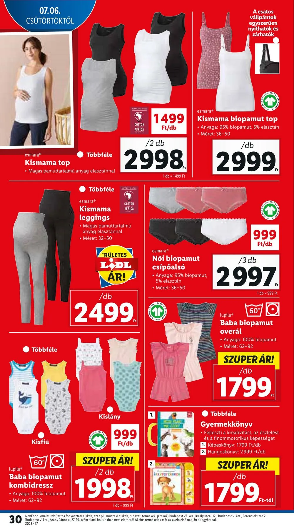 Lidl akciós újság 07.06–07.12 – 30. oldal