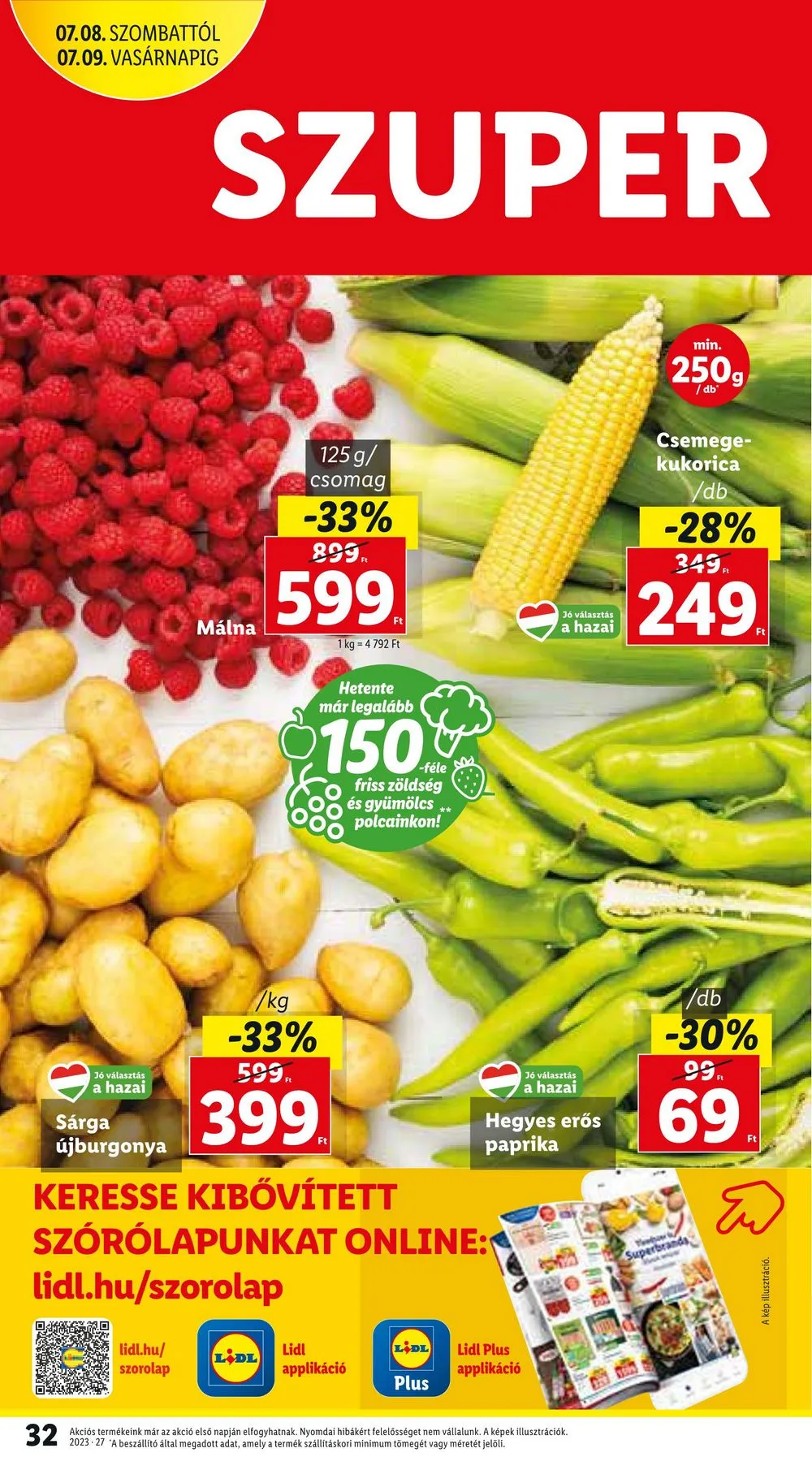 Lidl akciós újság 07.06–07.12 – 32. oldal