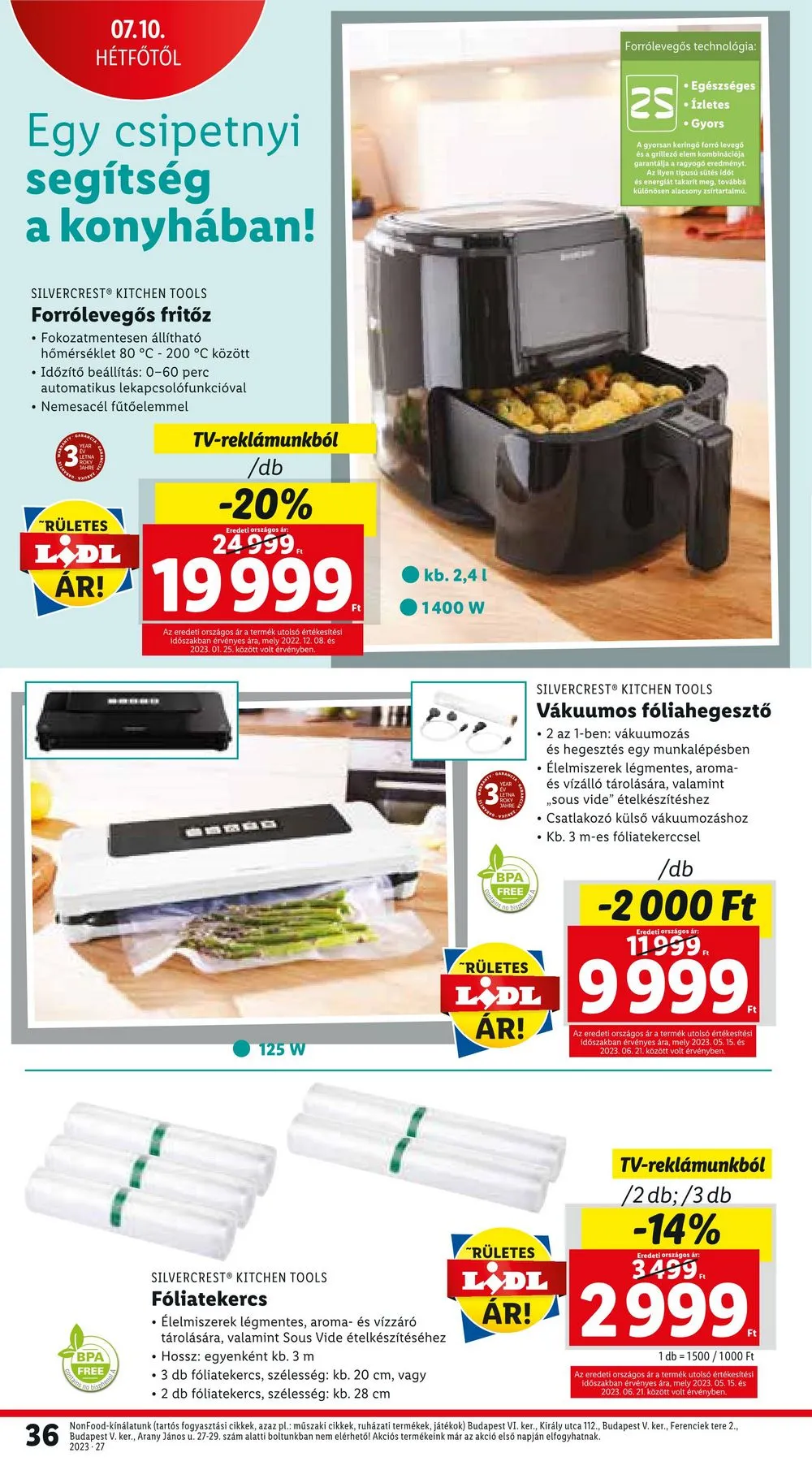 Lidl akciós újság 07.06–07.12 – 36. oldal