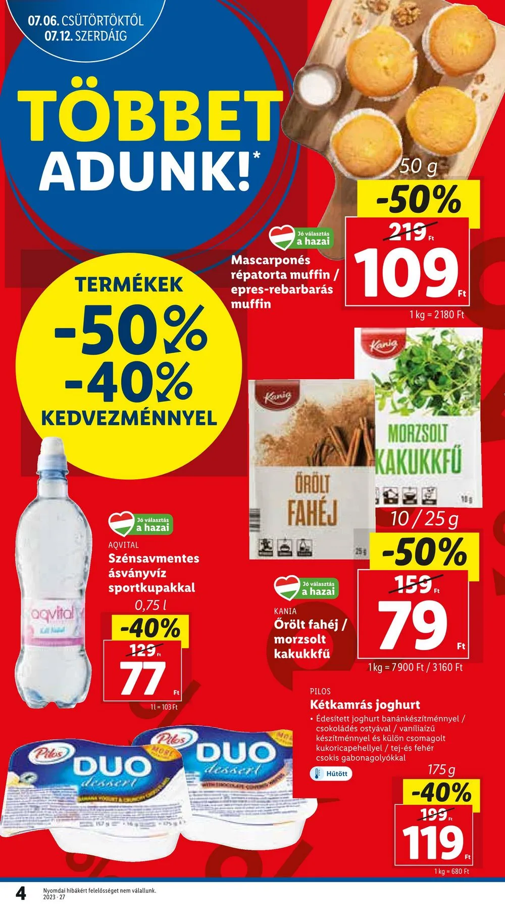 Lidl akciós újság 07.06–07.12 – 4. oldal