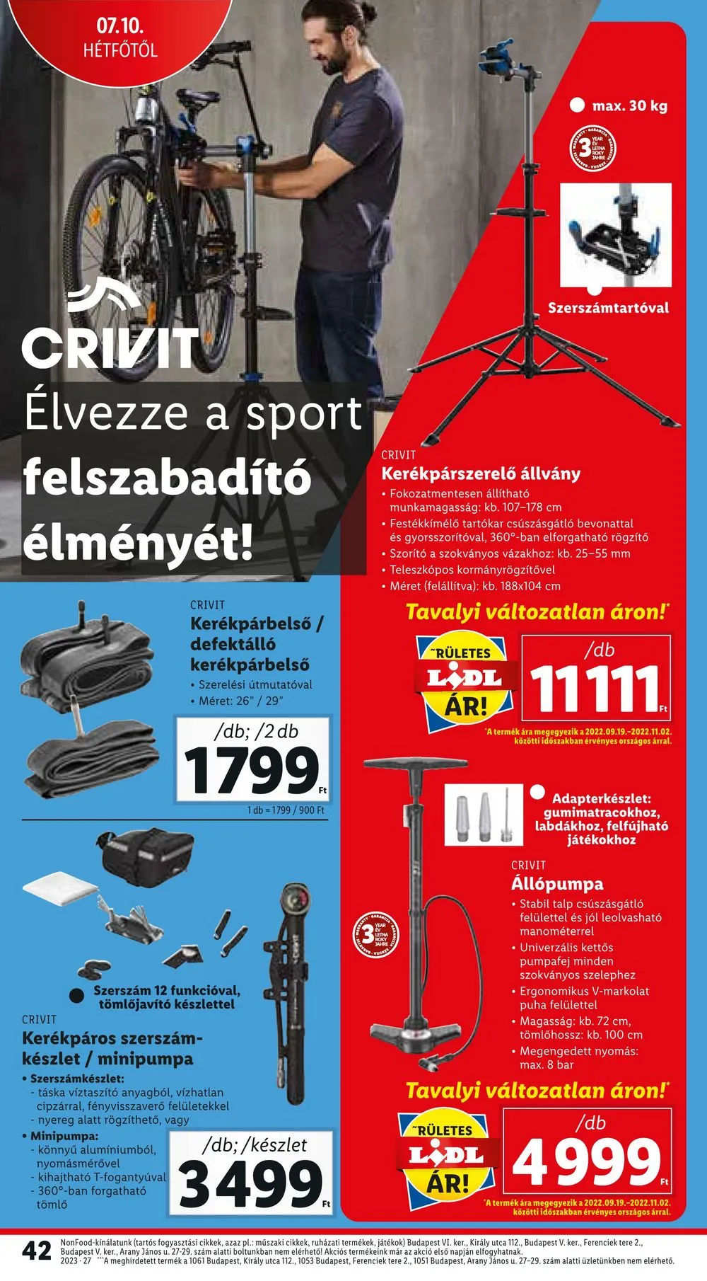 Lidl akciós újság 07.06–07.12 – 42. oldal