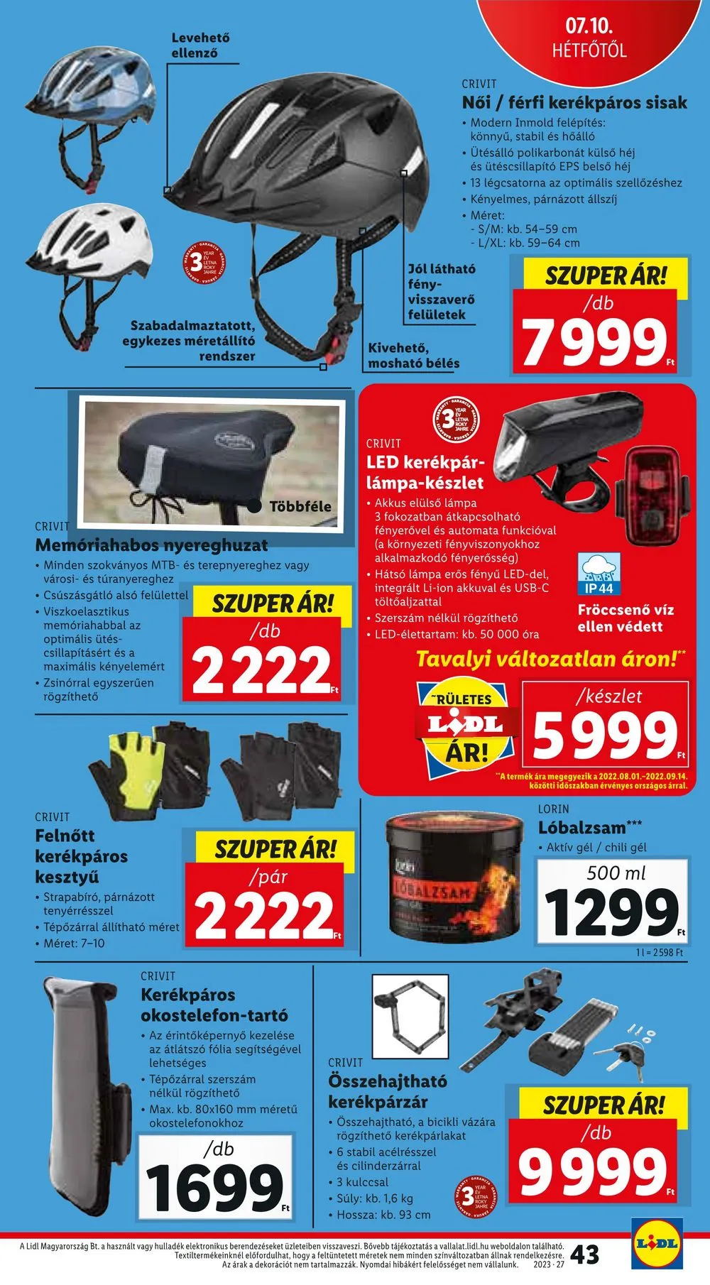 Lidl akciós újság 07.06–07.12 – 43. oldal