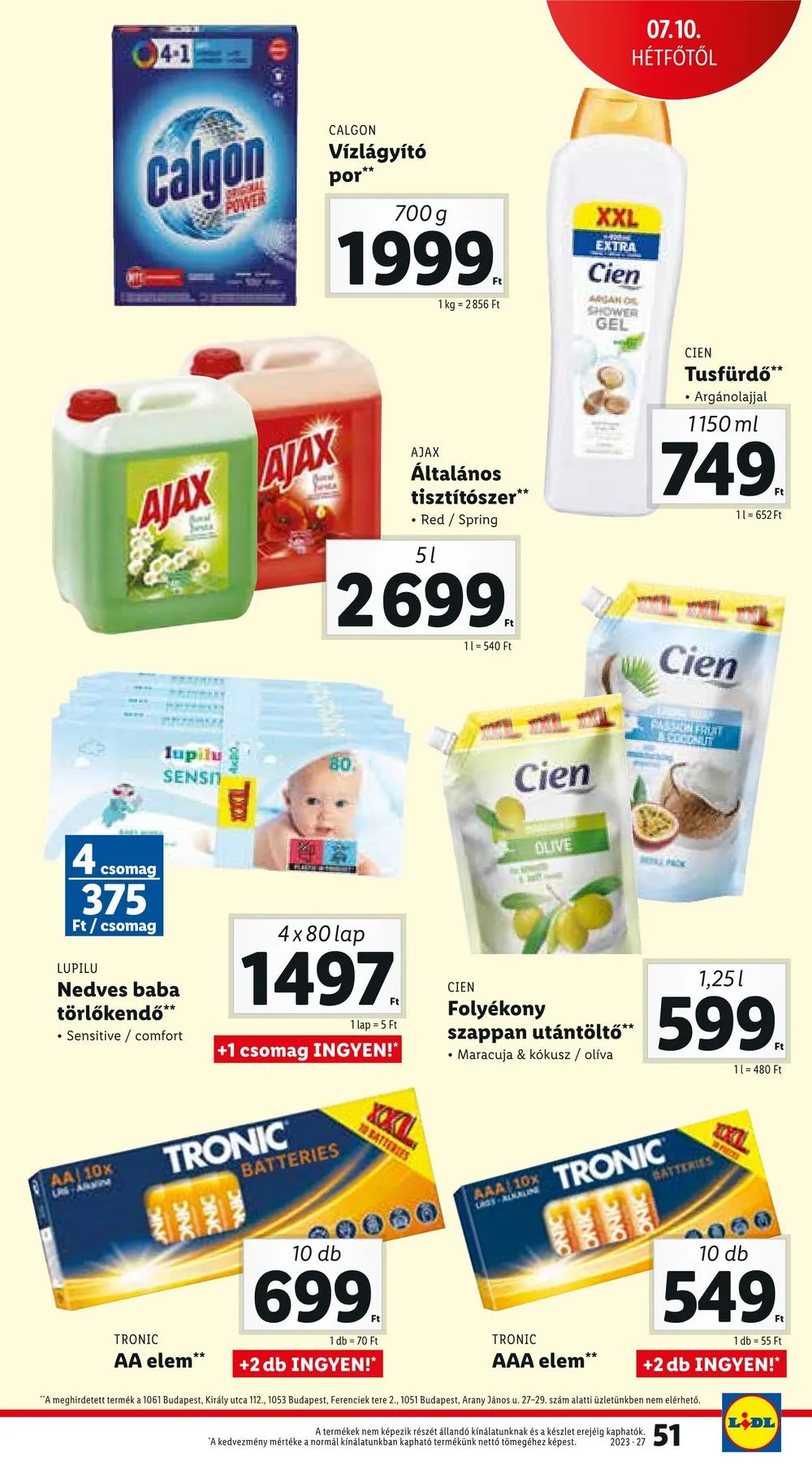 Lidl akciós újság 07.06–07.12 – 51. oldal