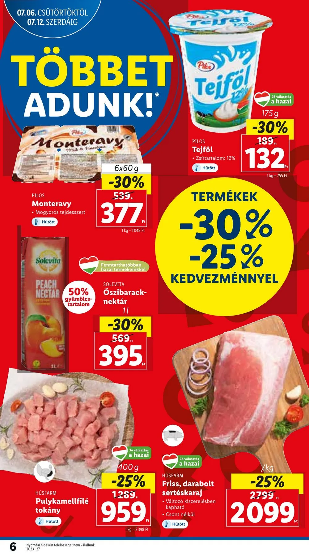 Lidl akciós újság 07.06–07.12 – 6. oldal