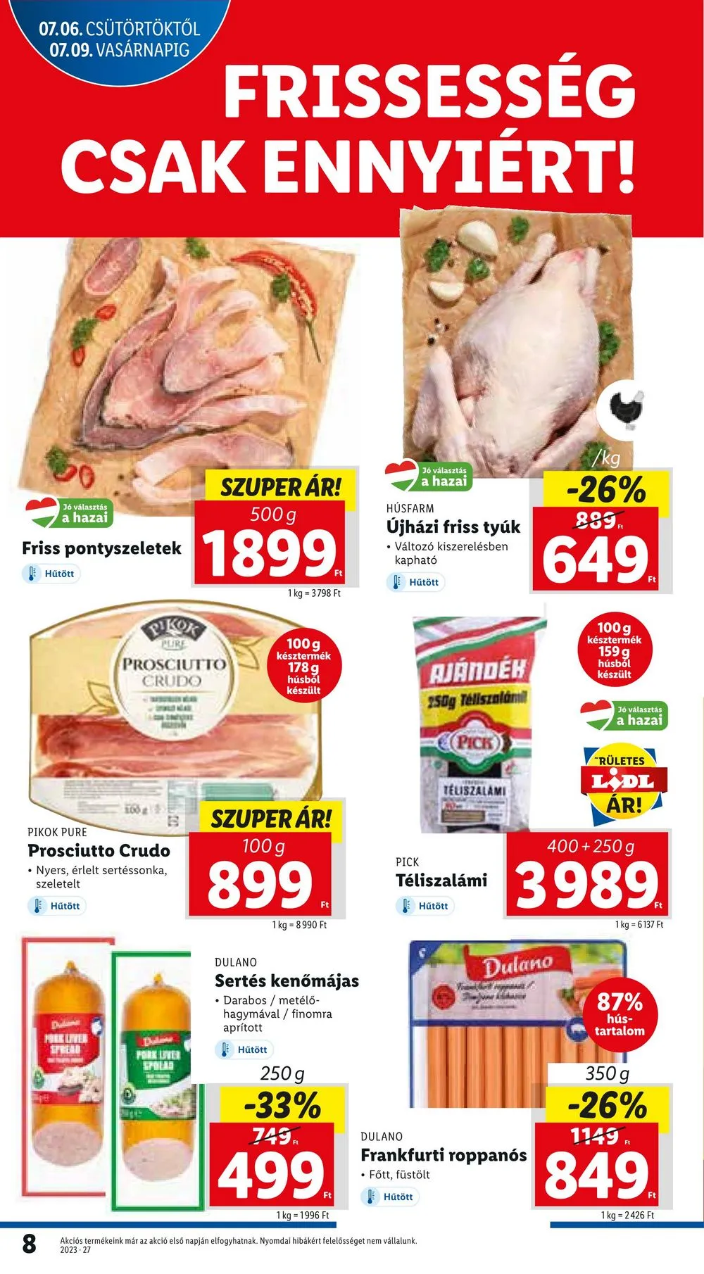 Lidl akciós újság 07.06–07.12 – 8. oldal