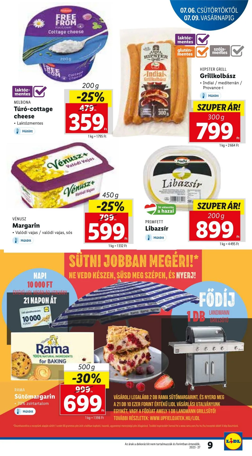 Lidl akciós újság 07.06–07.12 – 9. oldal
