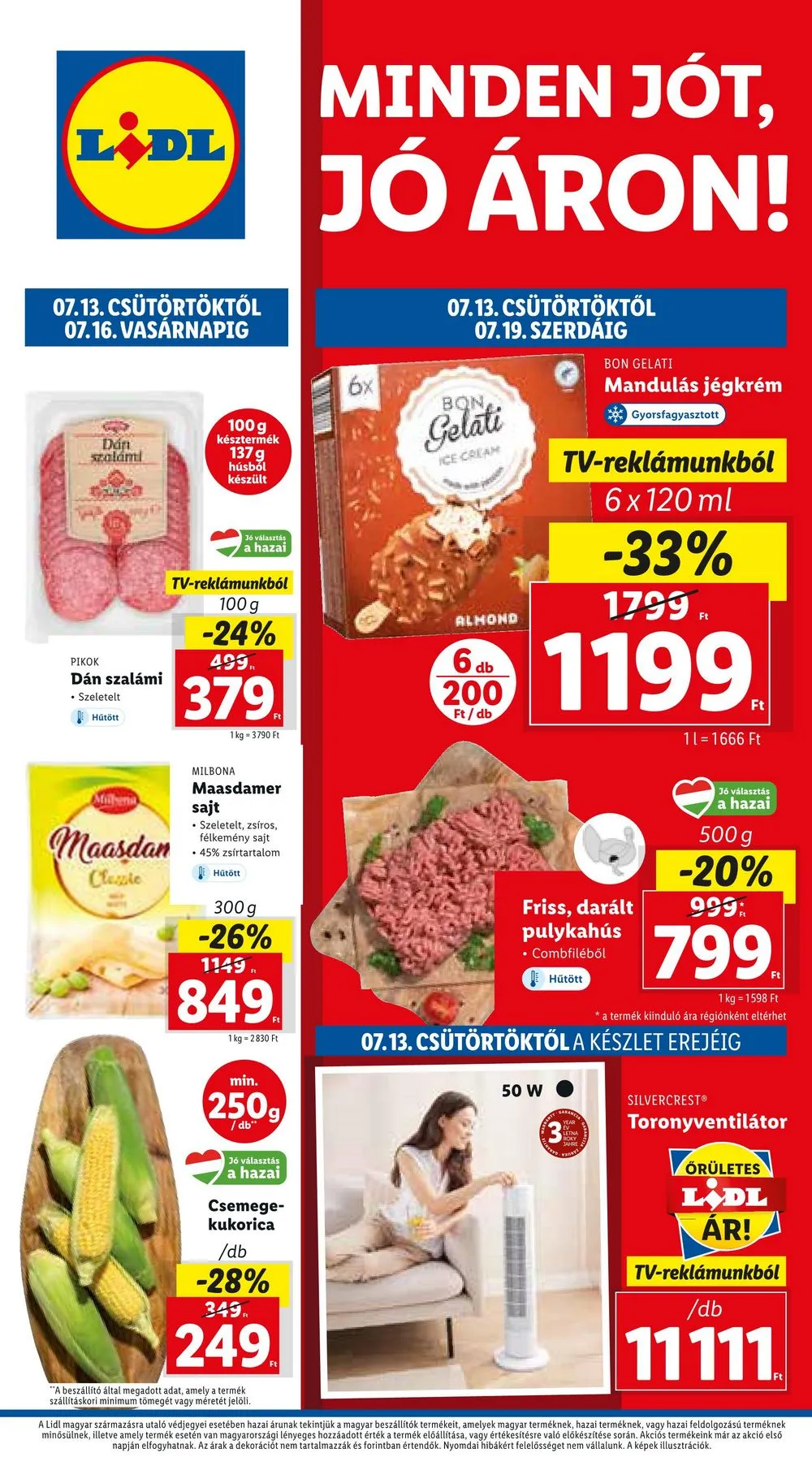 Lidl akciós újság 07.13–07.19