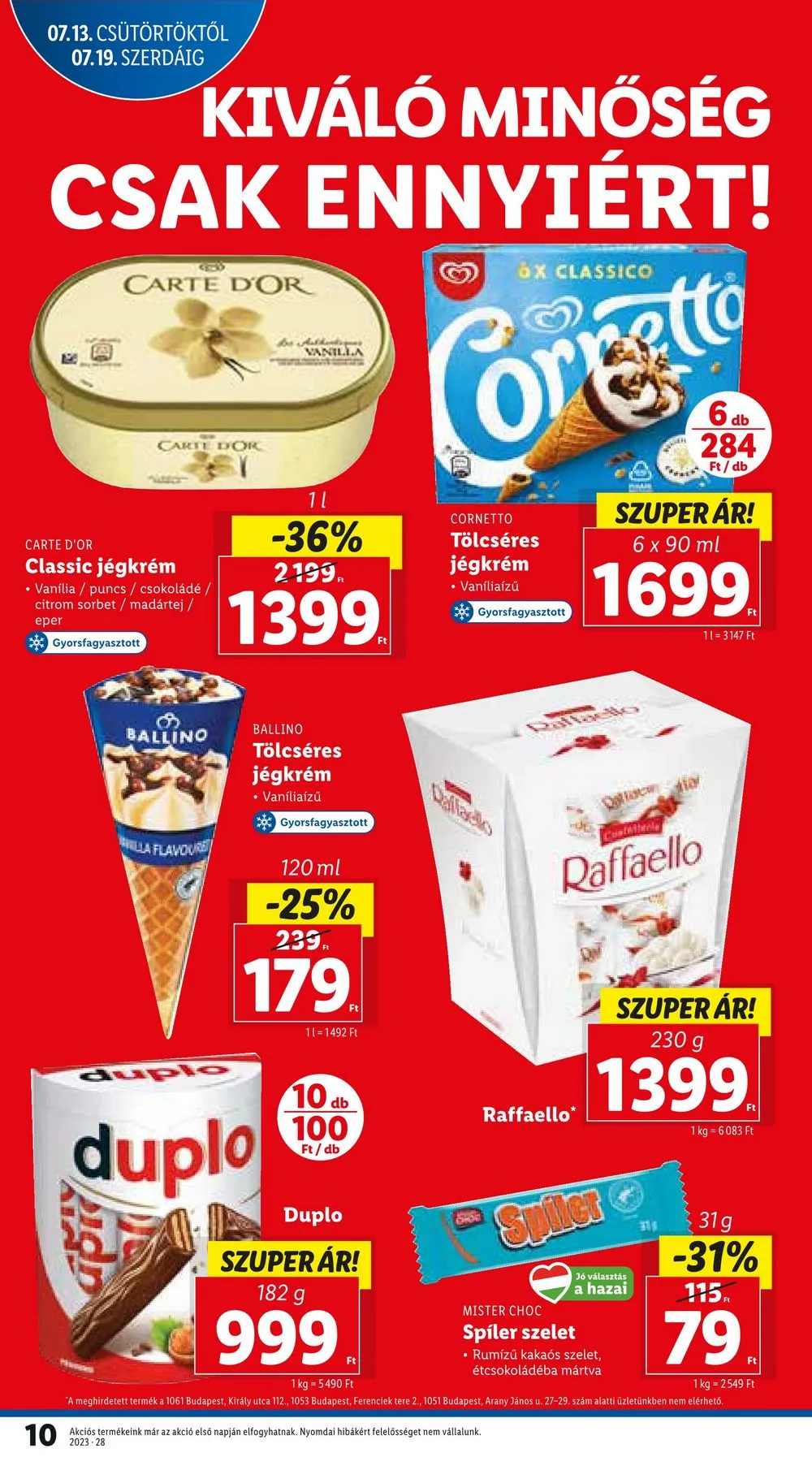Lidl akciós újság 07.13–07.19 – 10. oldal