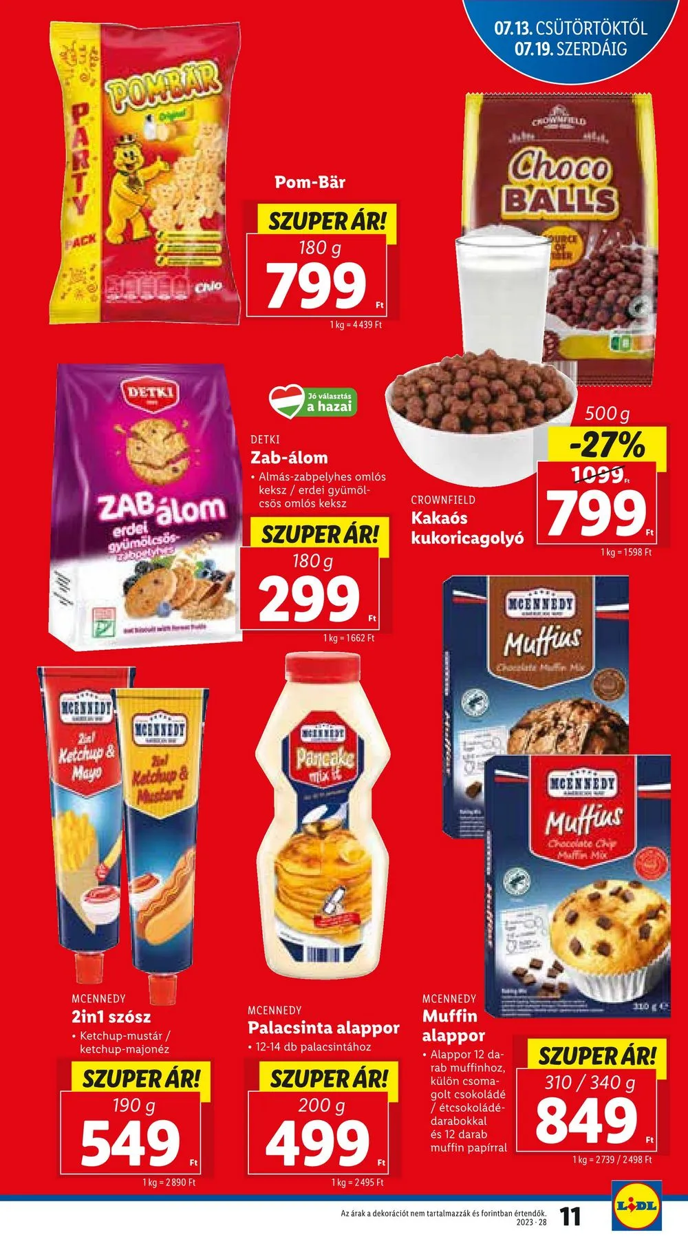 Lidl akciós újság 07.13–07.19 – 11. oldal