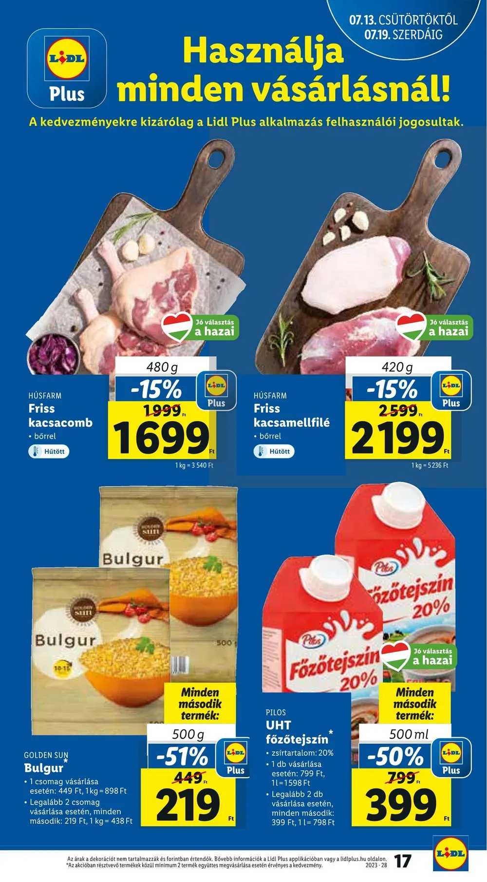 Lidl akciós újság 07.13–07.19 – 17. oldal