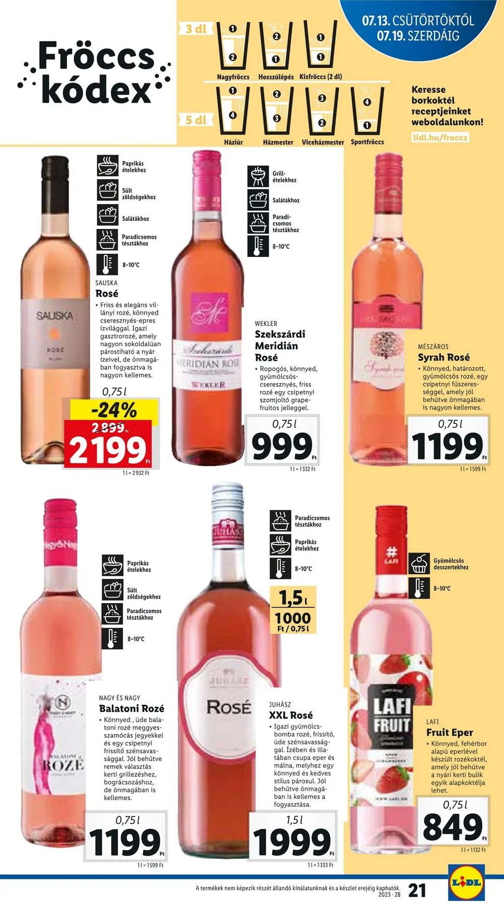 Lidl akciós újság 07.13–07.19 – 21. oldal