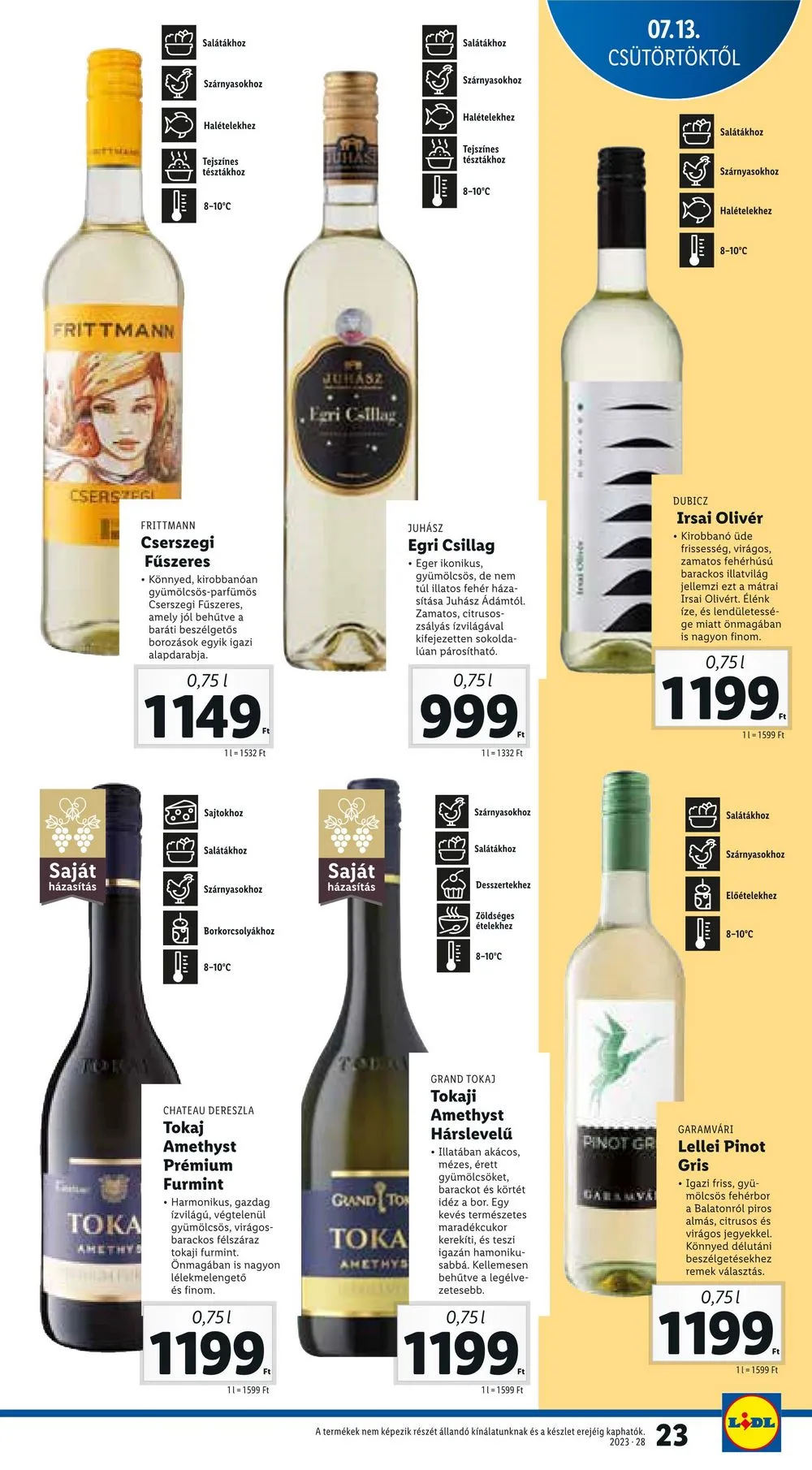 Lidl akciós újság 07.13–07.19 – 23. oldal