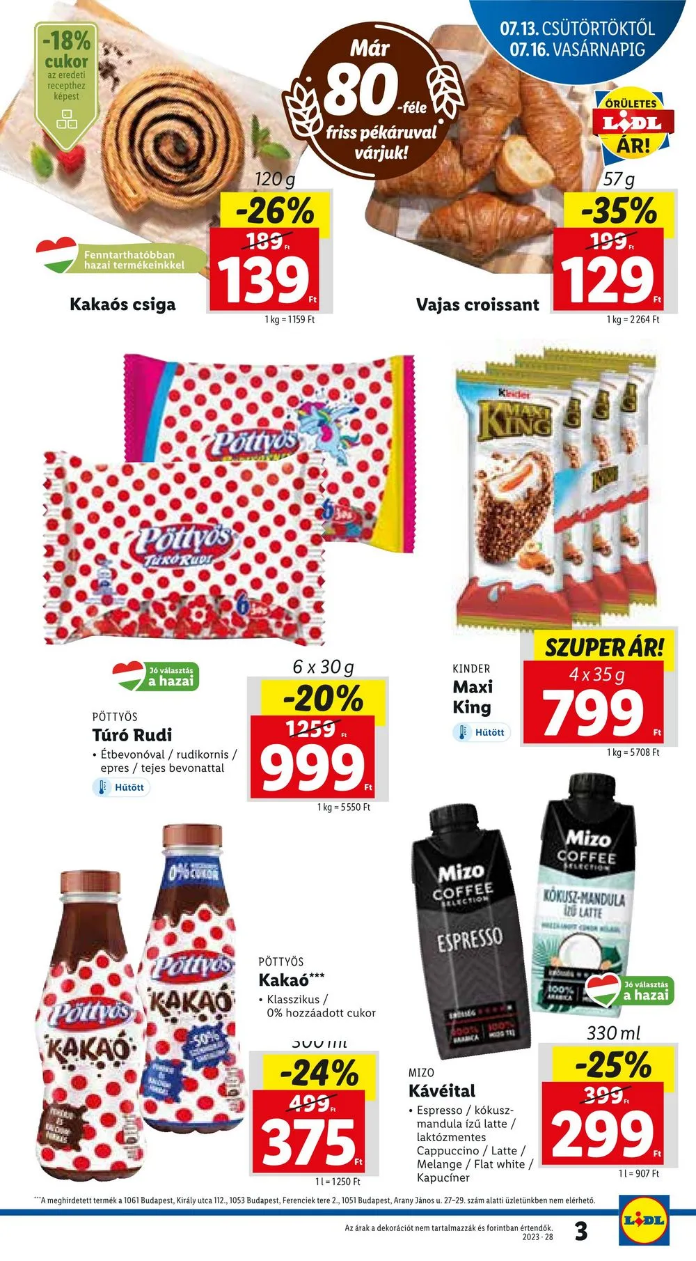 Lidl akciós újság 07.13–07.19 – 3. oldal