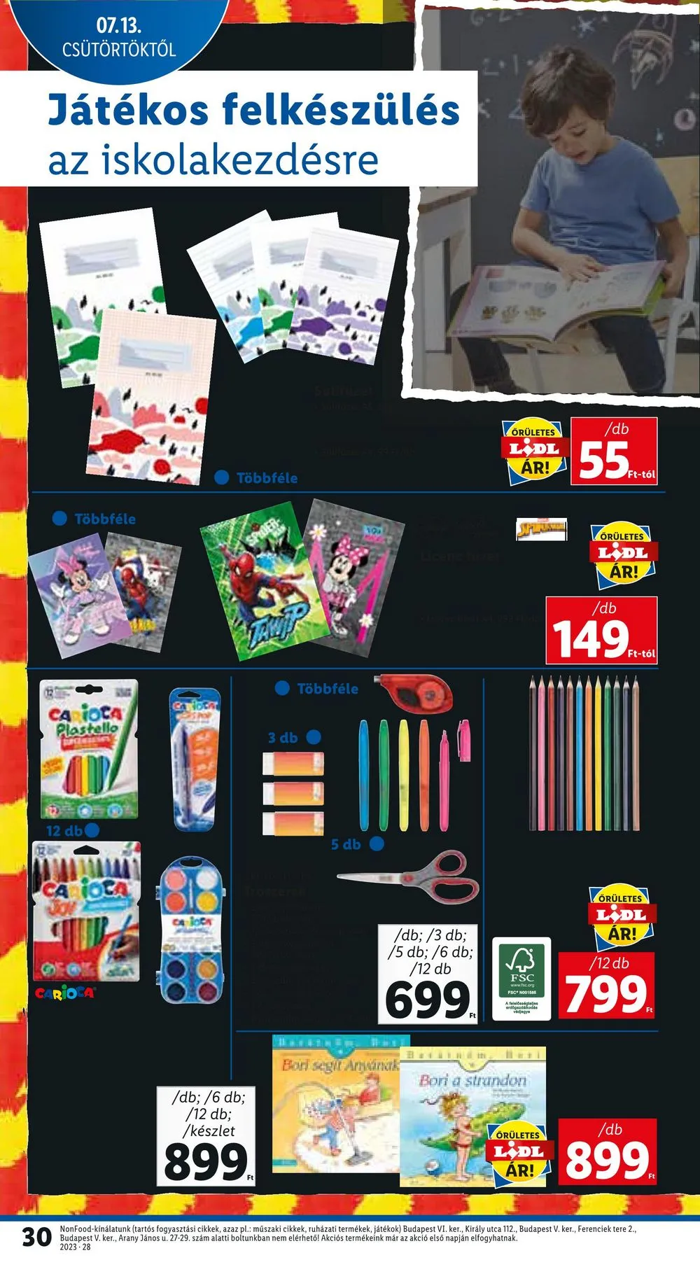 Lidl akciós újság 07.13–07.19 – 30. oldal