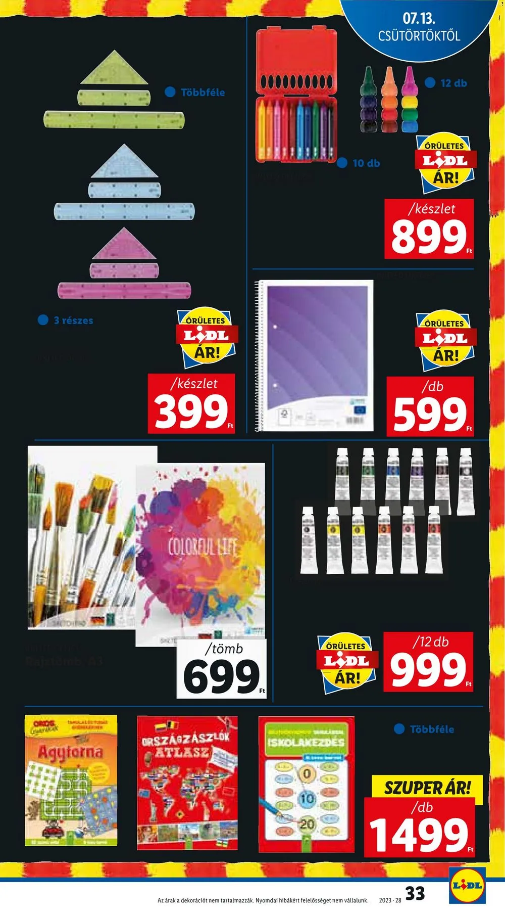 Lidl akciós újság 07.13–07.19 – 33. oldal