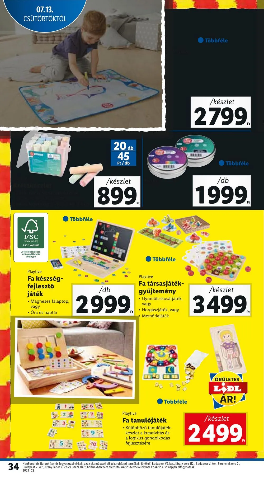 Lidl akciós újság 07.13–07.19 – 34. oldal