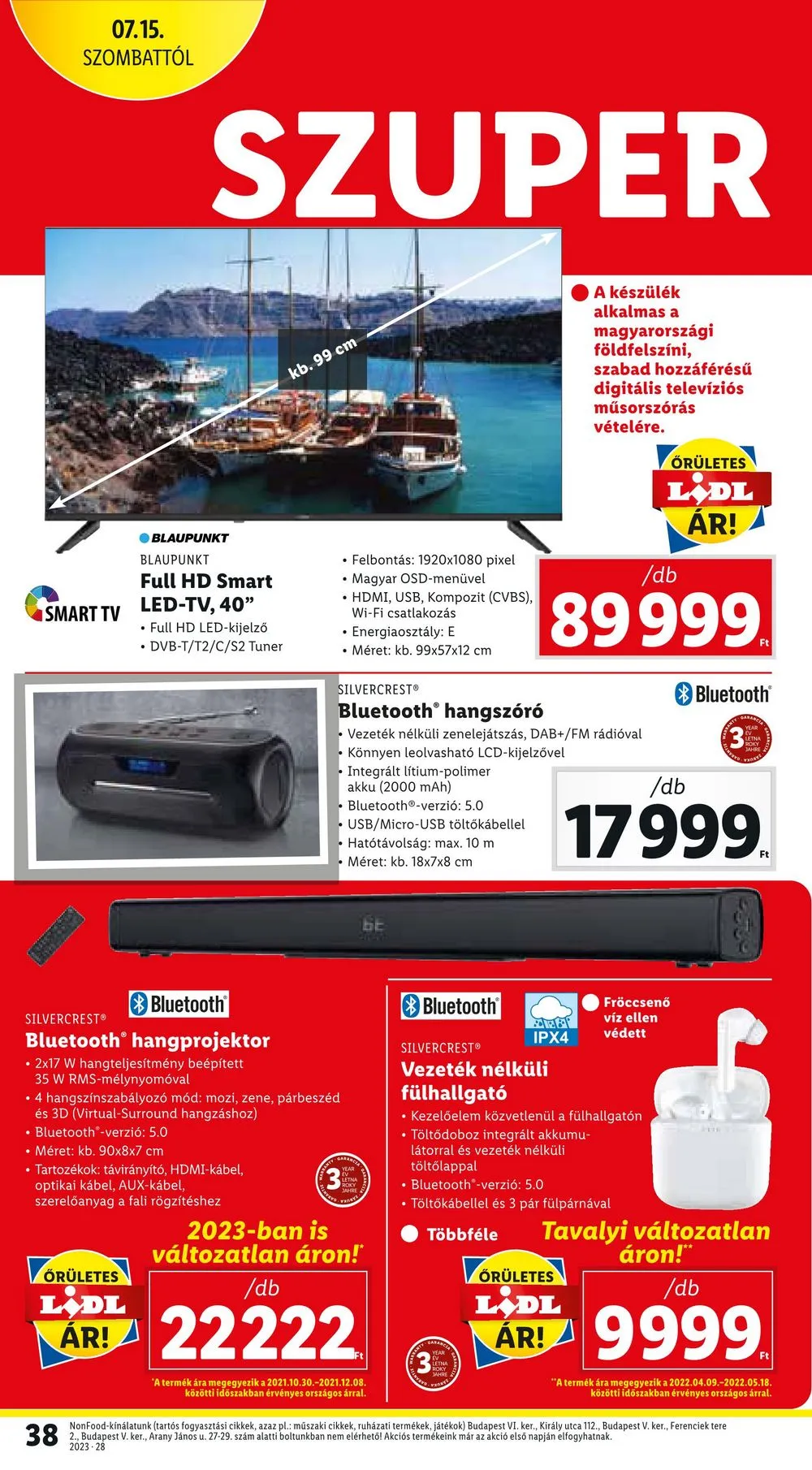 Lidl akciós újság 07.13–07.19 – 38. oldal