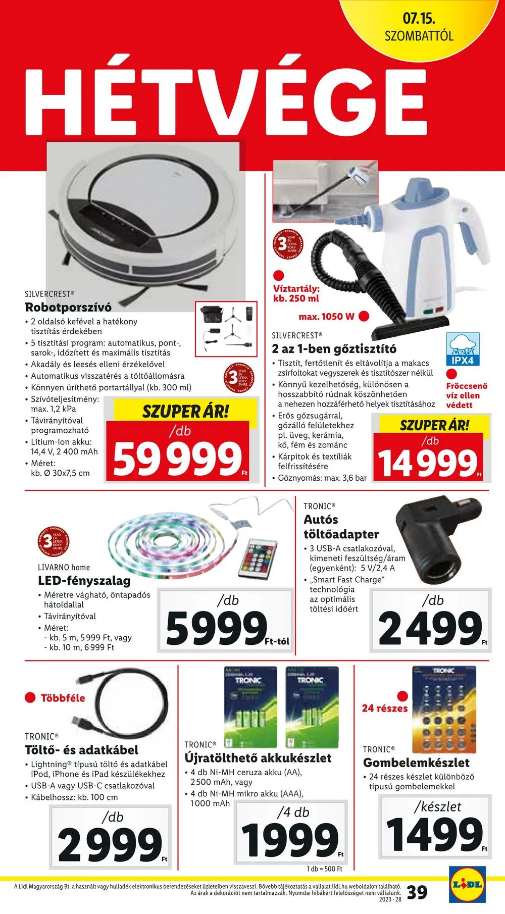 Lidl akciós újság 07.13–07.19 – 39. oldal
