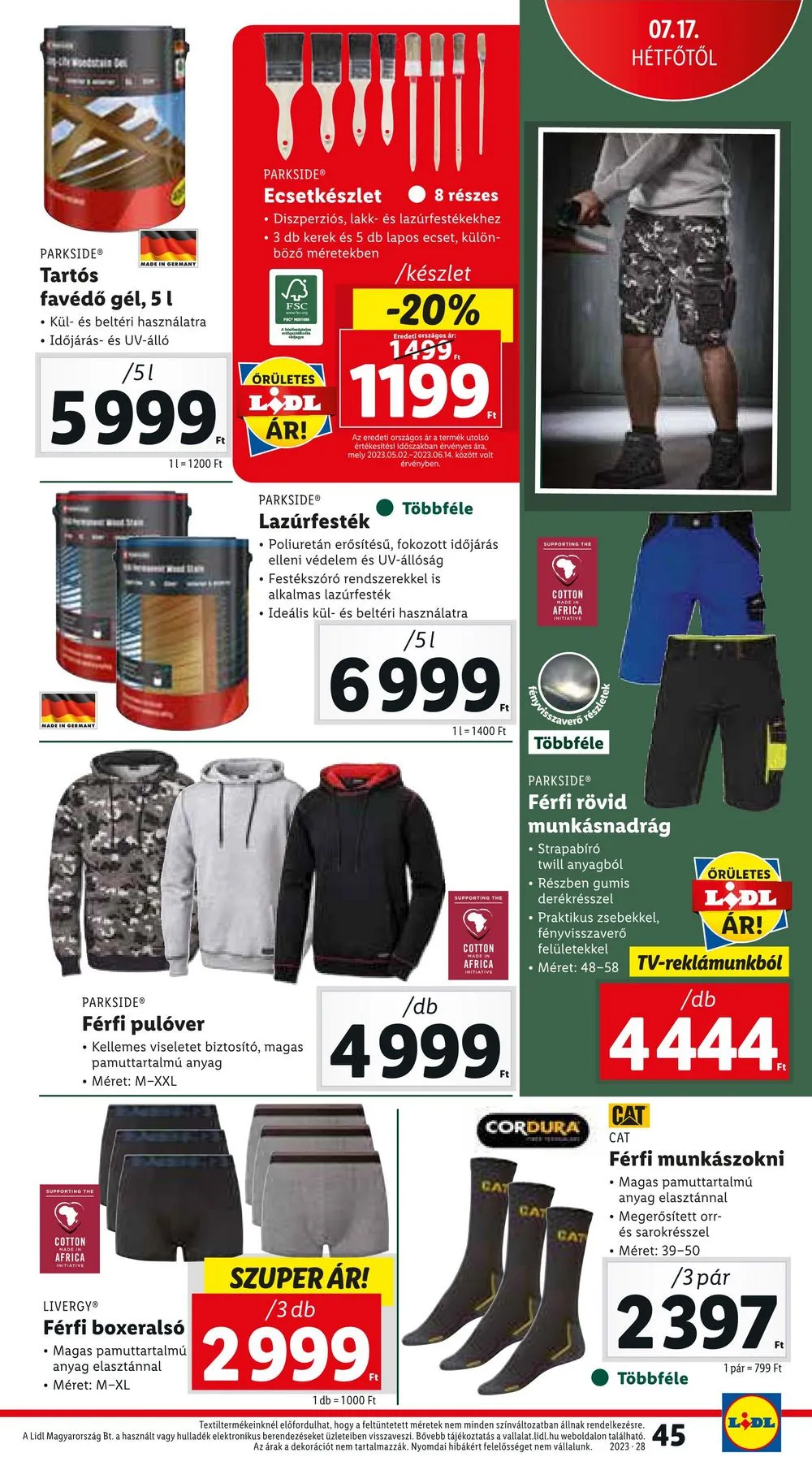 Lidl akciós újság 07.13–07.19 – 45. oldal