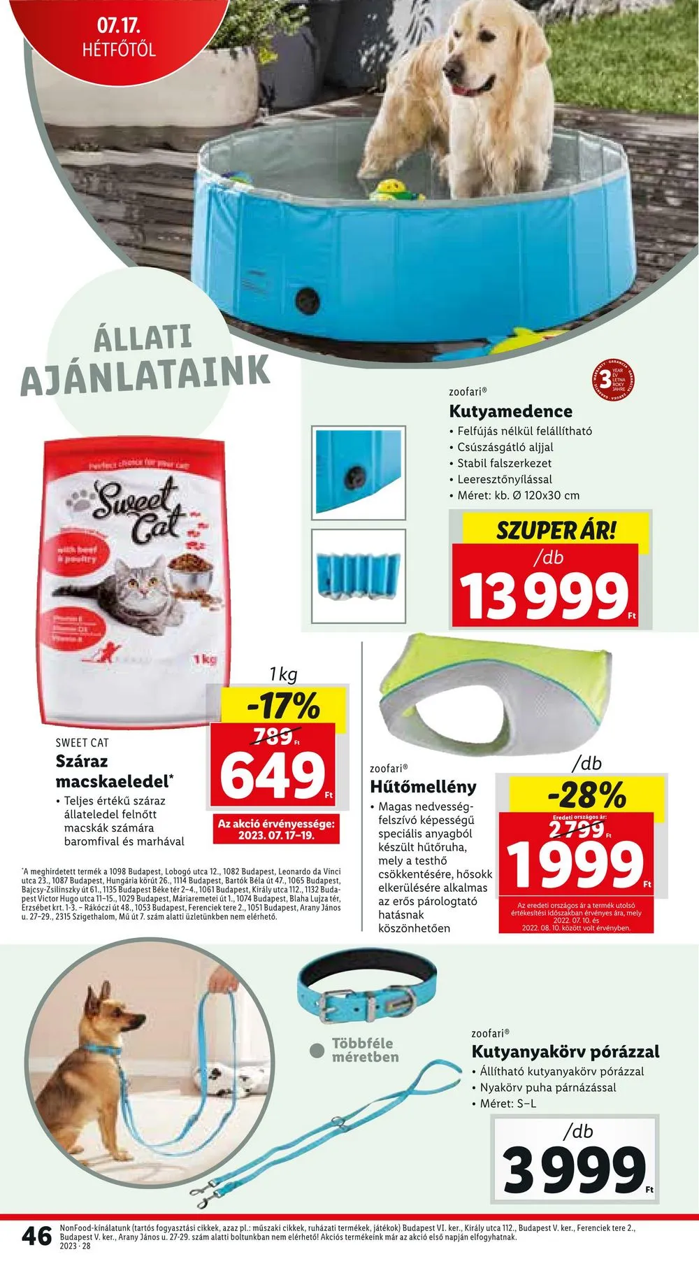 Lidl akciós újság 07.13–07.19 – 46. oldal