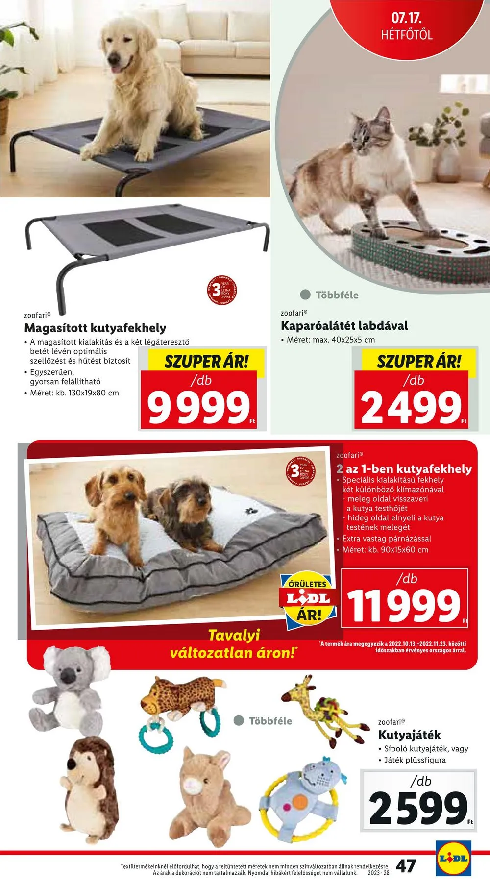 Lidl akciós újság 07.13–07.19 – 47. oldal