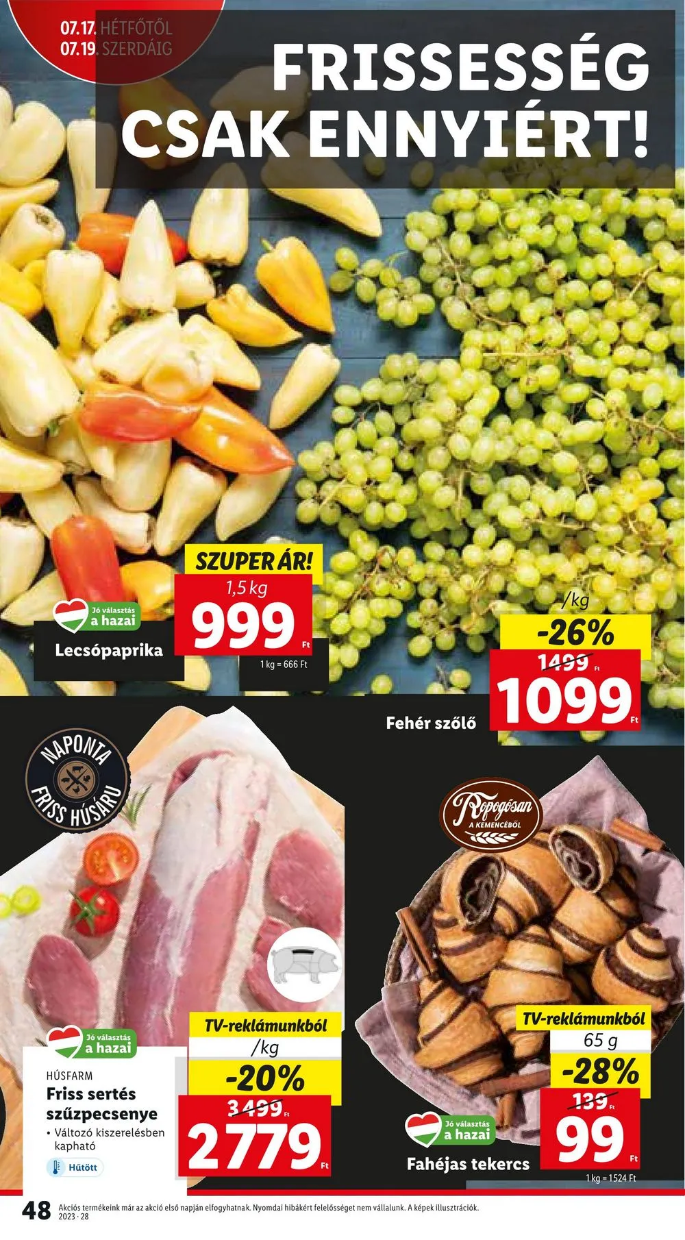 Lidl akciós újság 07.13–07.19 – 48. oldal