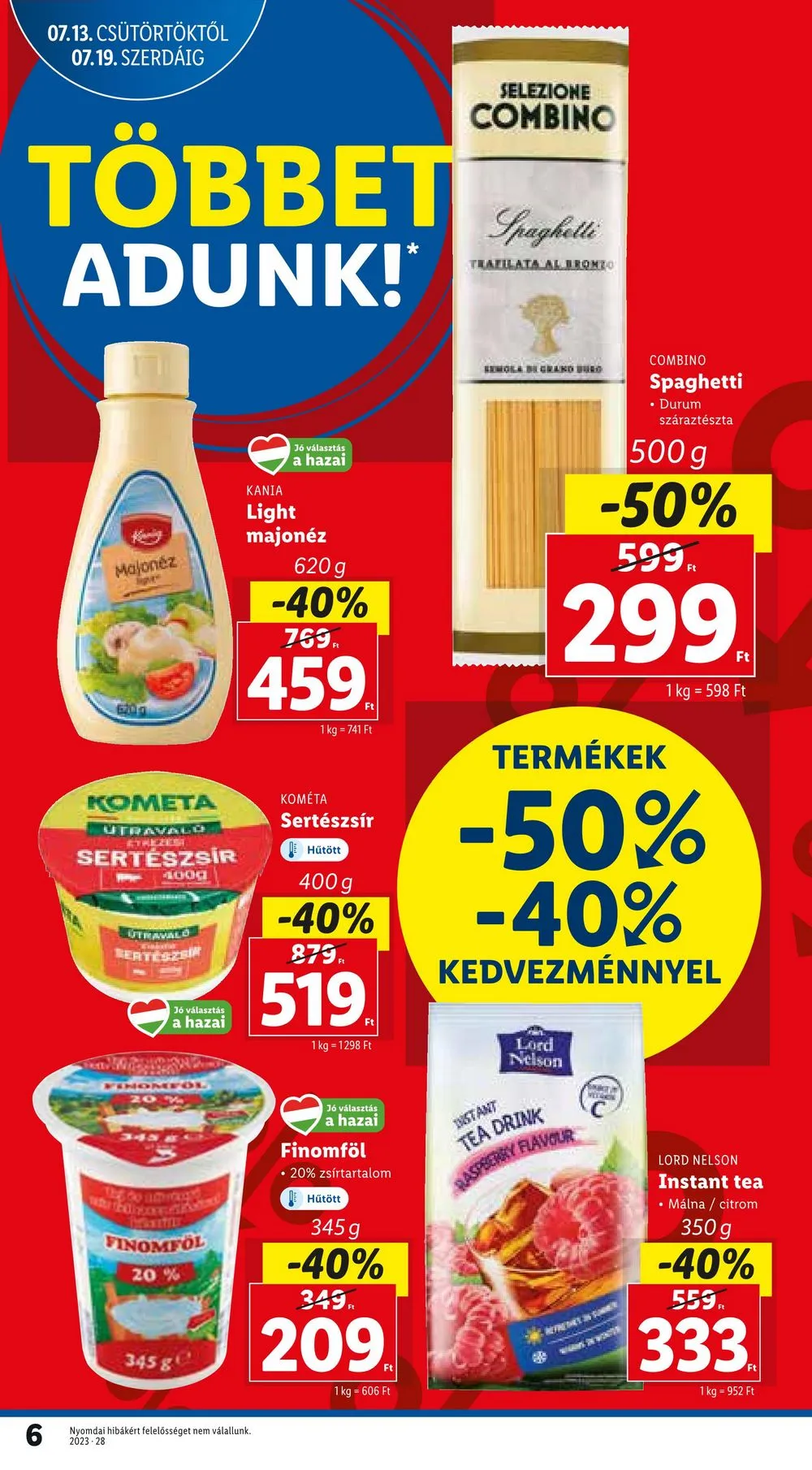 Lidl akciós újság 07.13–07.19 – 6. oldal