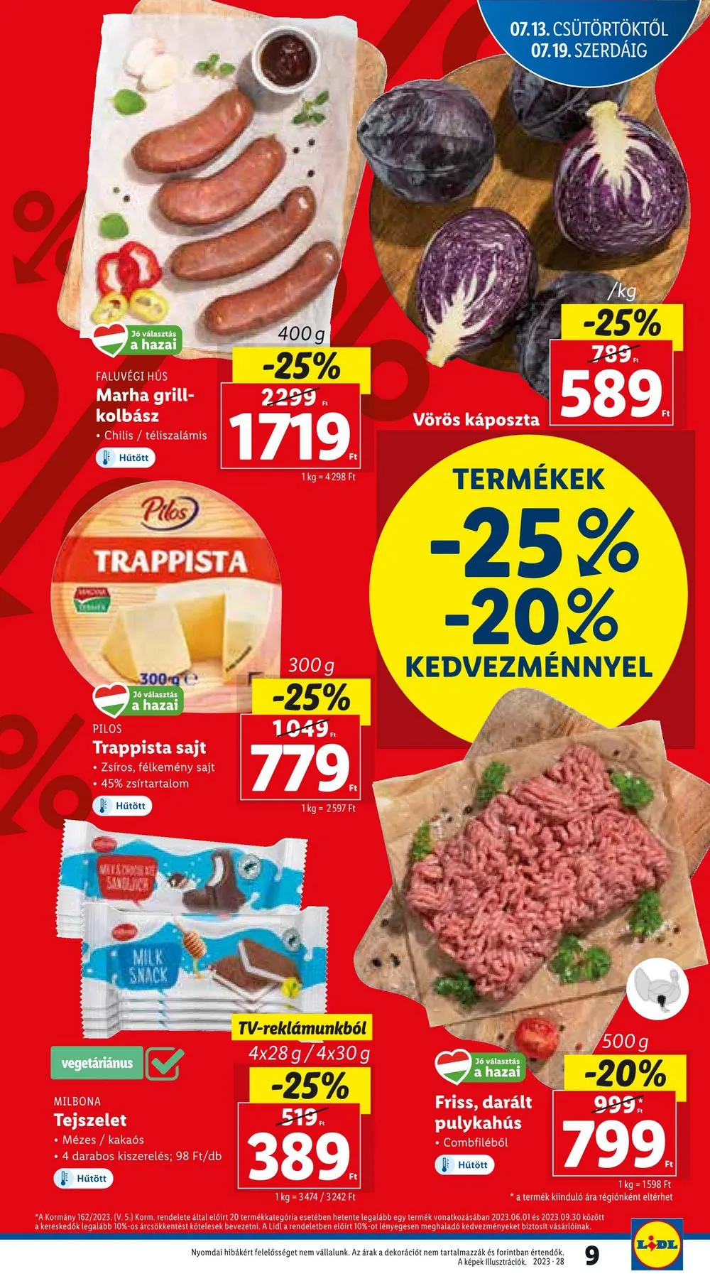Lidl akciós újság 07.13–07.19 – 9. oldal