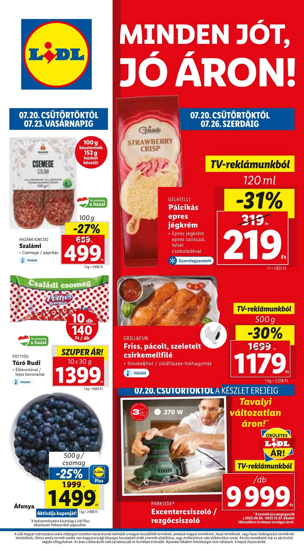 Lidl akciós újság 07.20–07.26