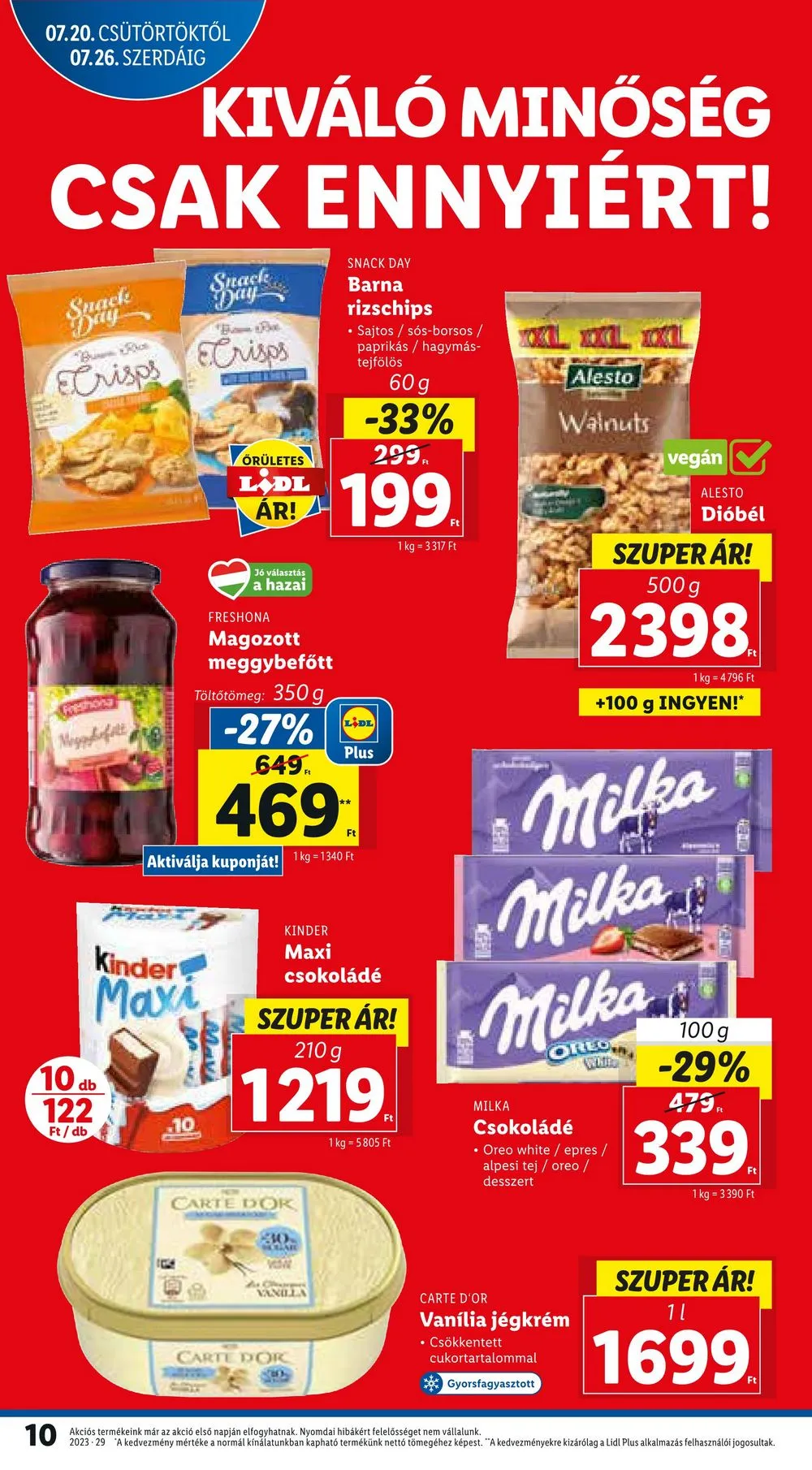 Lidl akciós újság 07.20–07.26 – 10. oldal