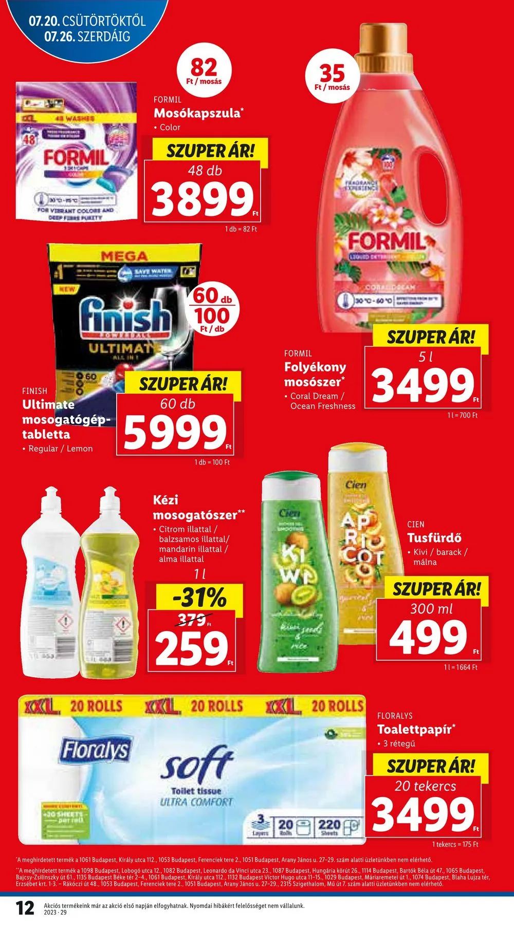 Lidl akciós újság 07.20–07.26 – 12. oldal
