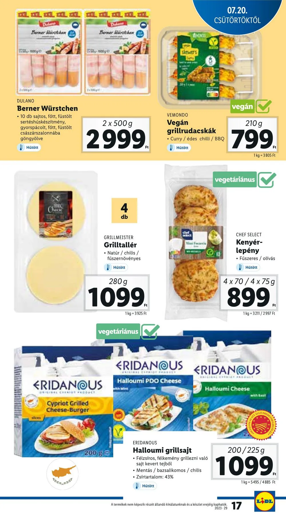 Lidl akciós újság 07.20–07.26 – 17. oldal